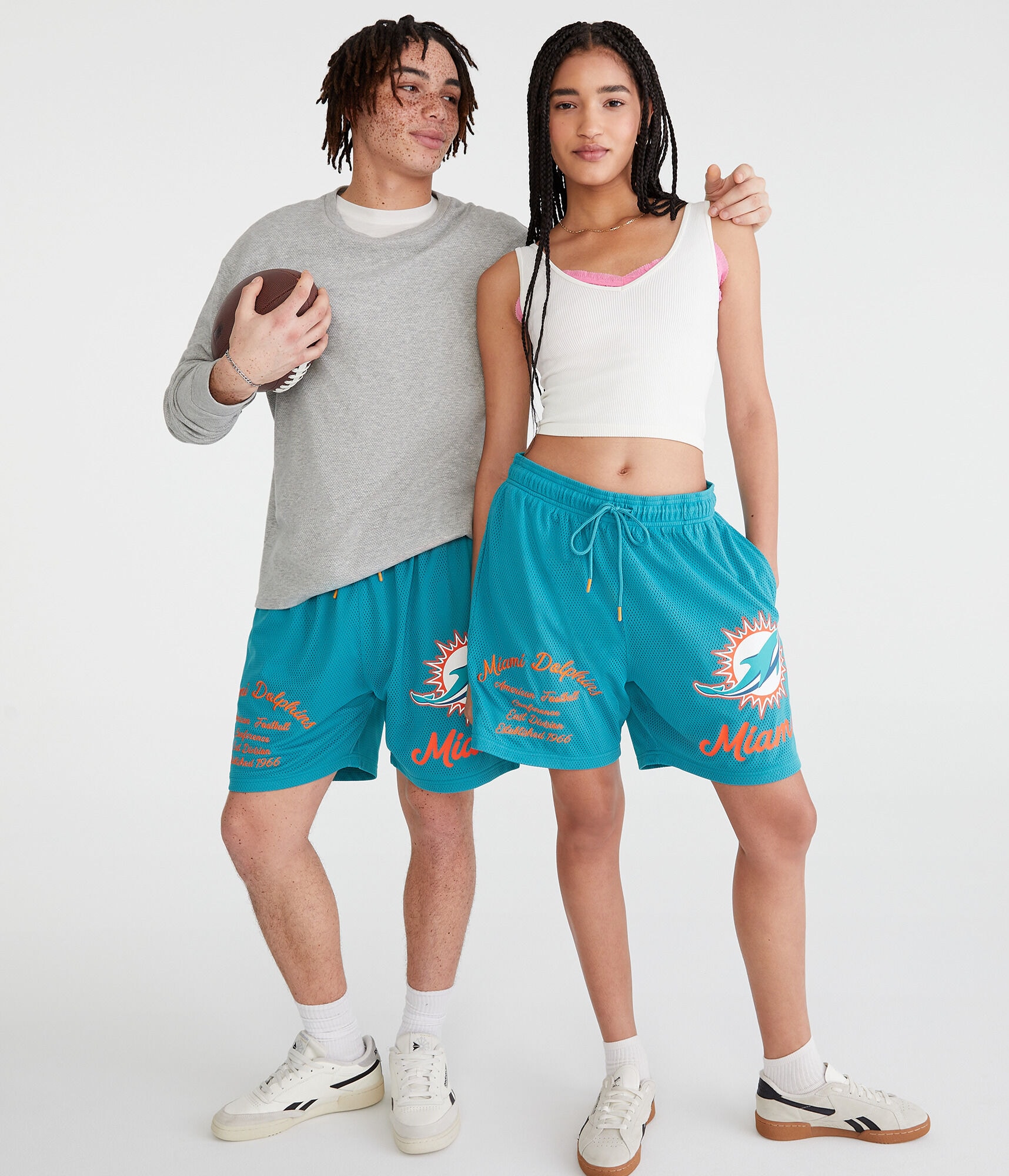 Miami Dolphins Mesh Shorts 6"