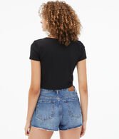 Double Tie-Front Crop Top