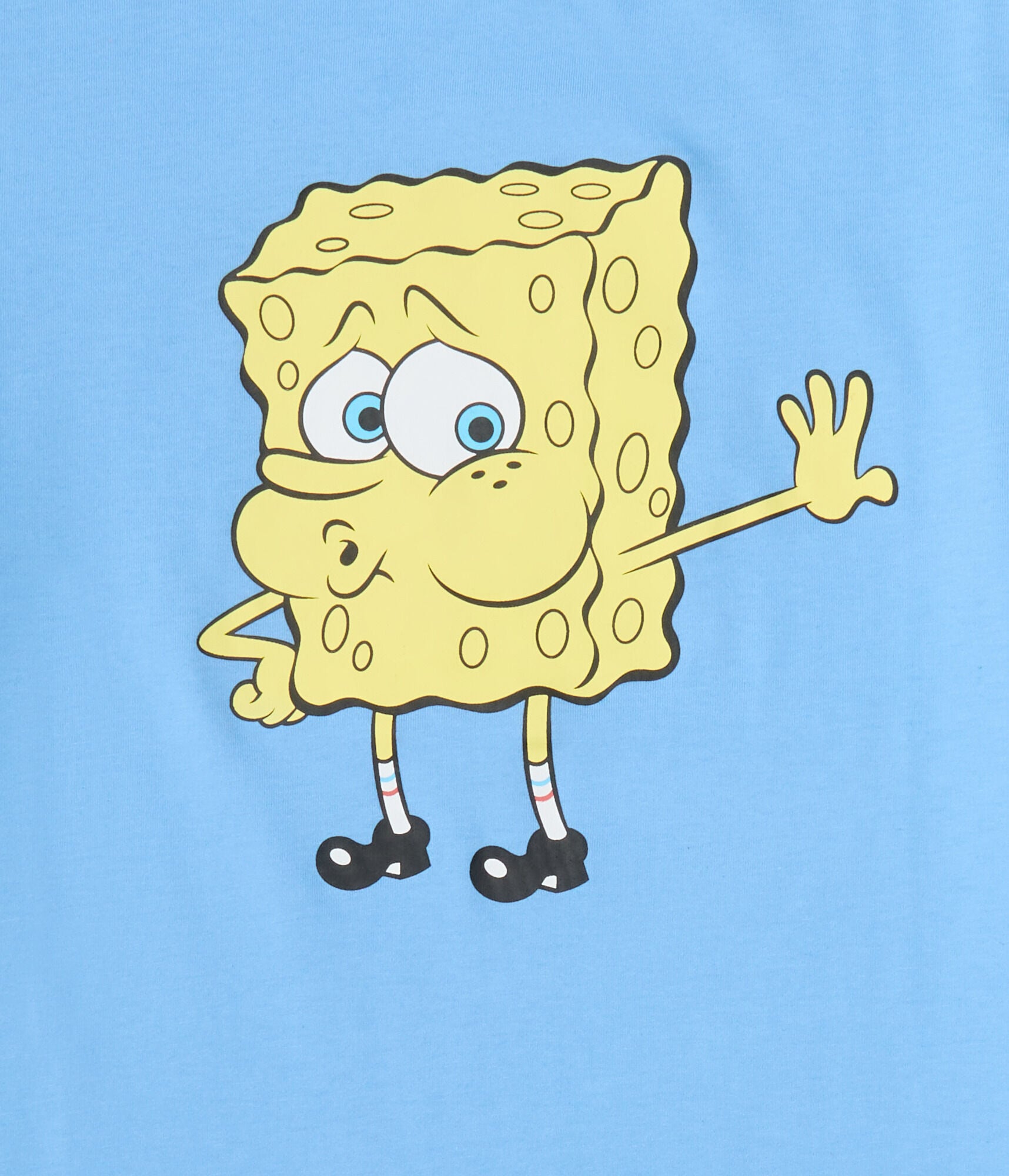 Leaning SpongeBob Relaxed Graphic Tee