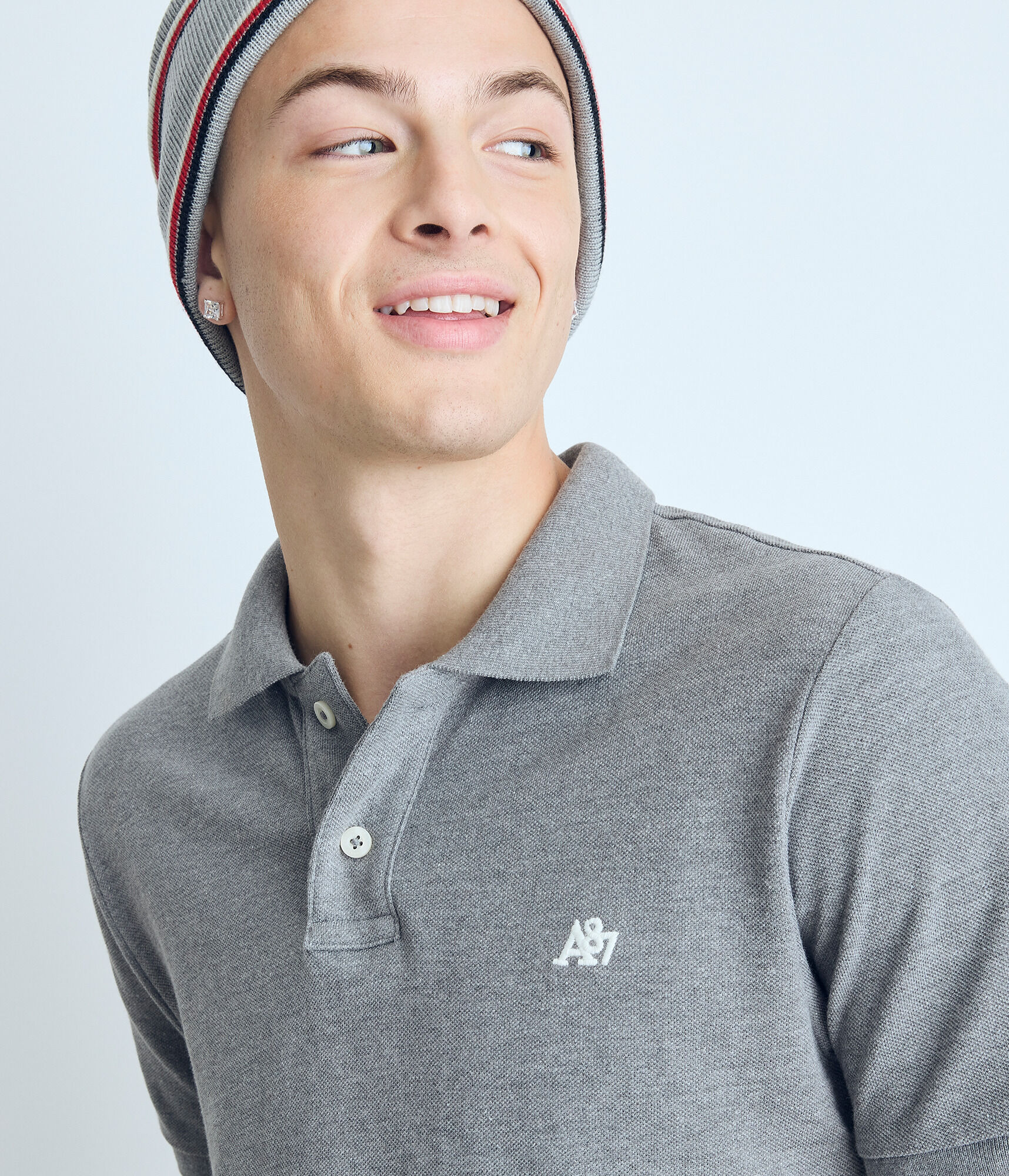 A87 Logo Piqu&eacute; Polo