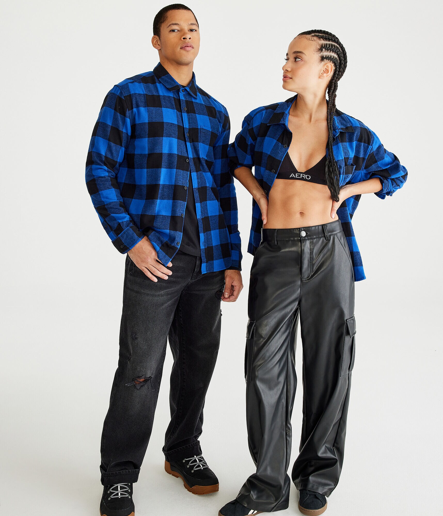 Long Sleeve Buffalo Check Softspun Flannel Shirt