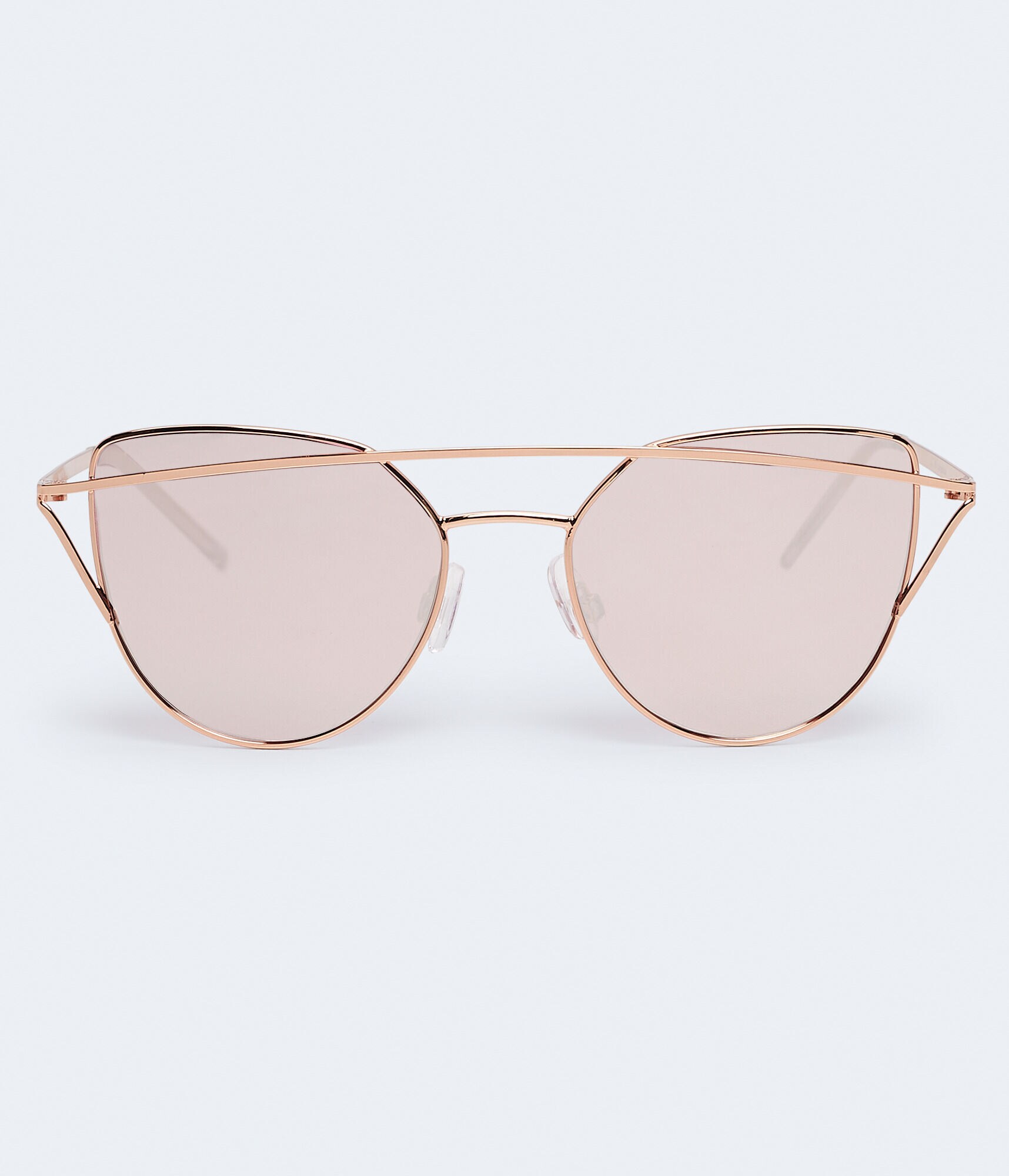 Geometric Metal Bar Sunglasses