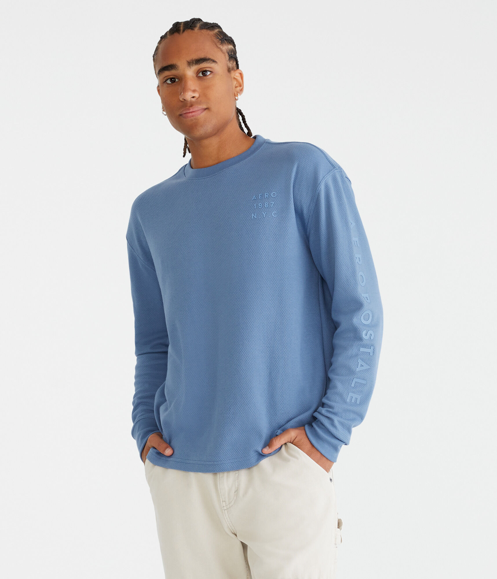 Long Sleeve Aero 1987 Thermal Crew Tee