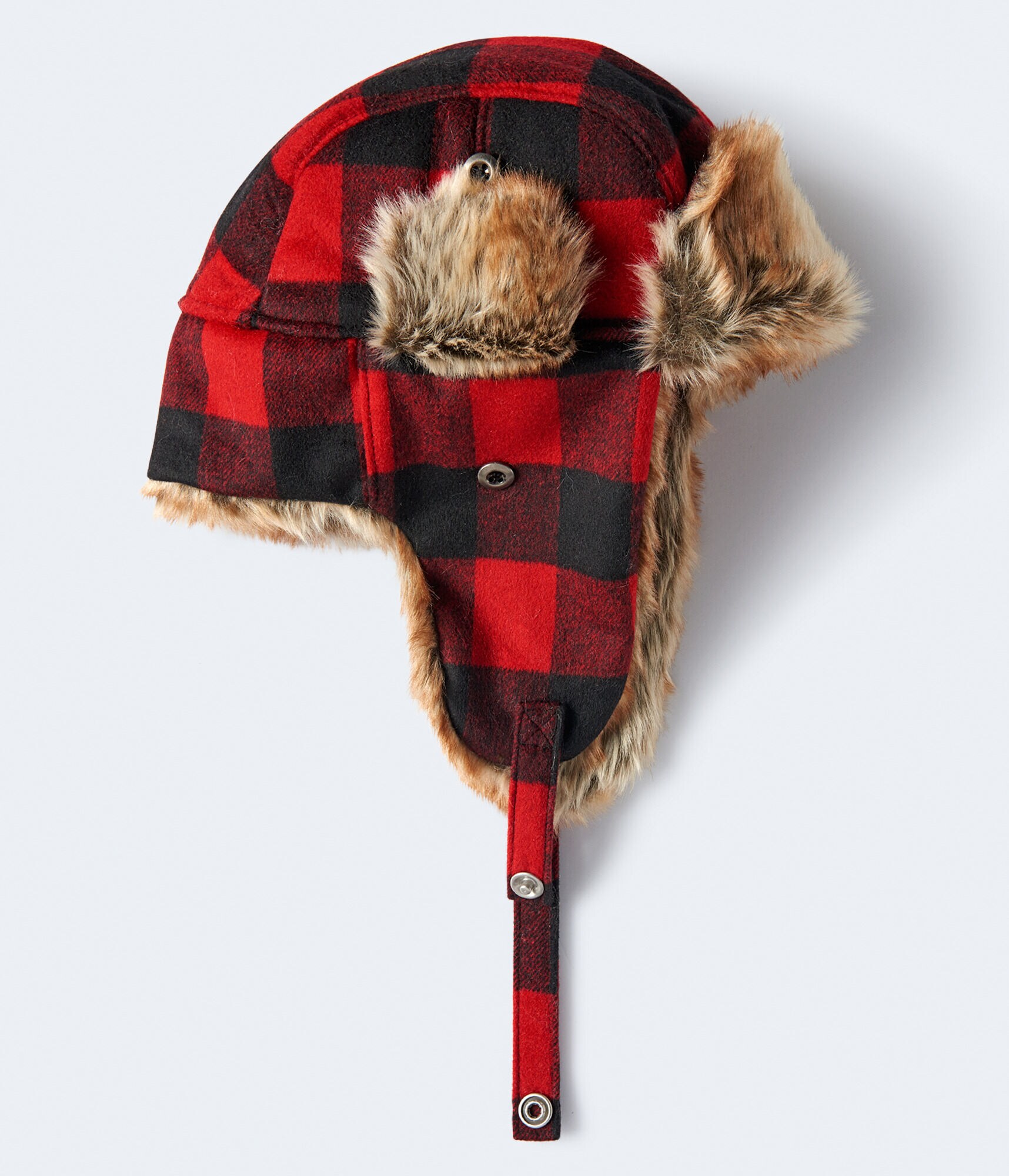 Buffalo Plaid Trapper Hat