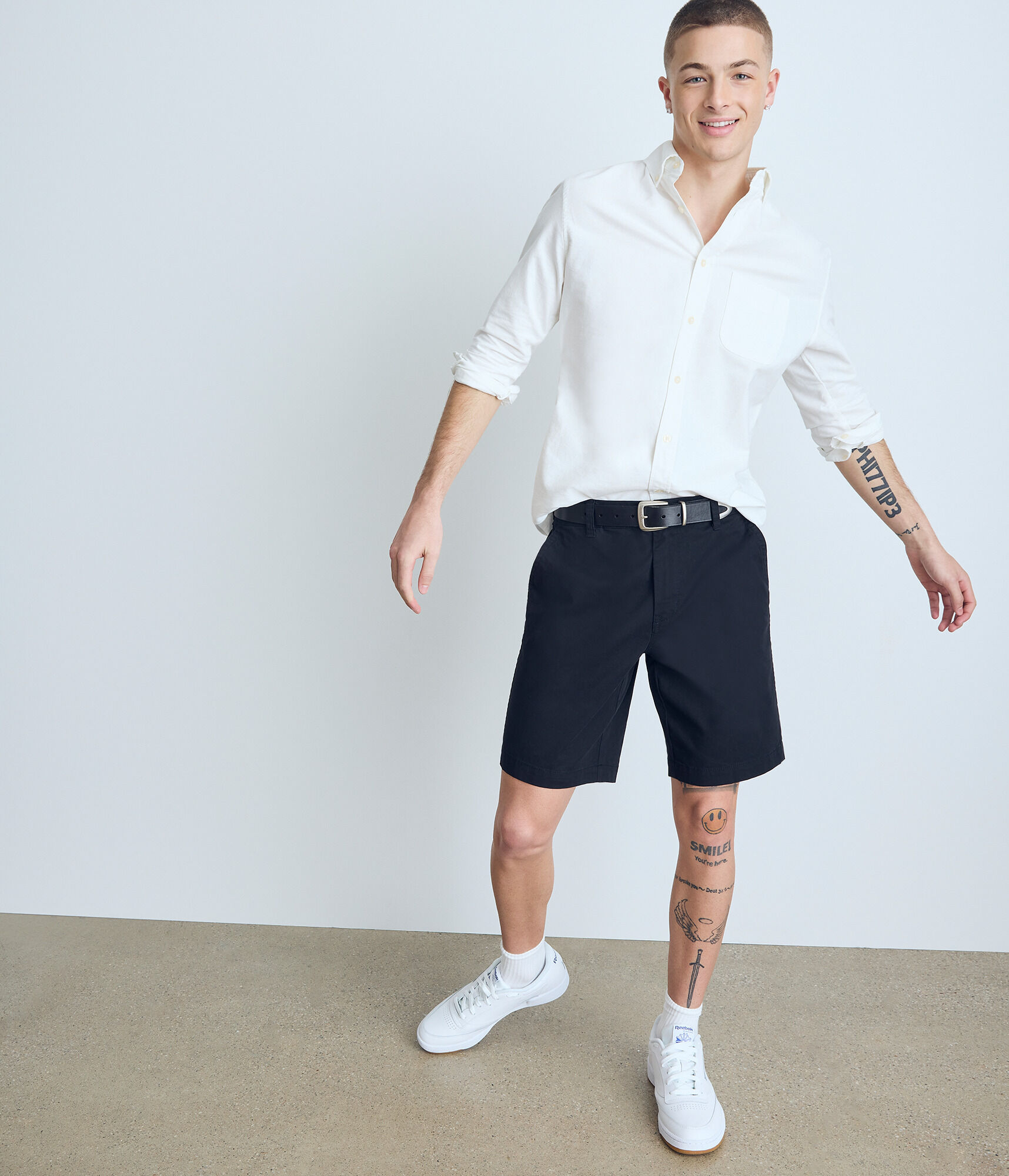 Long Sleeve Oxford Uniform Shirt