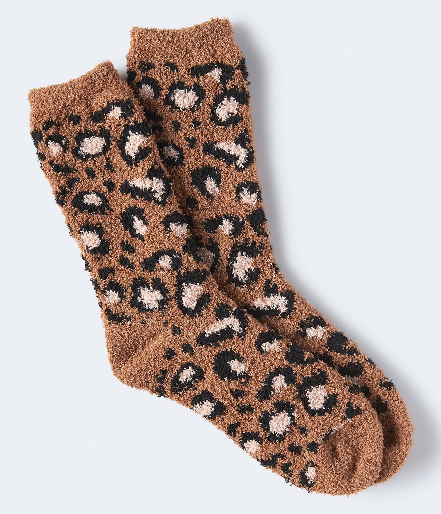 Leopard fluffy socks Clearance
