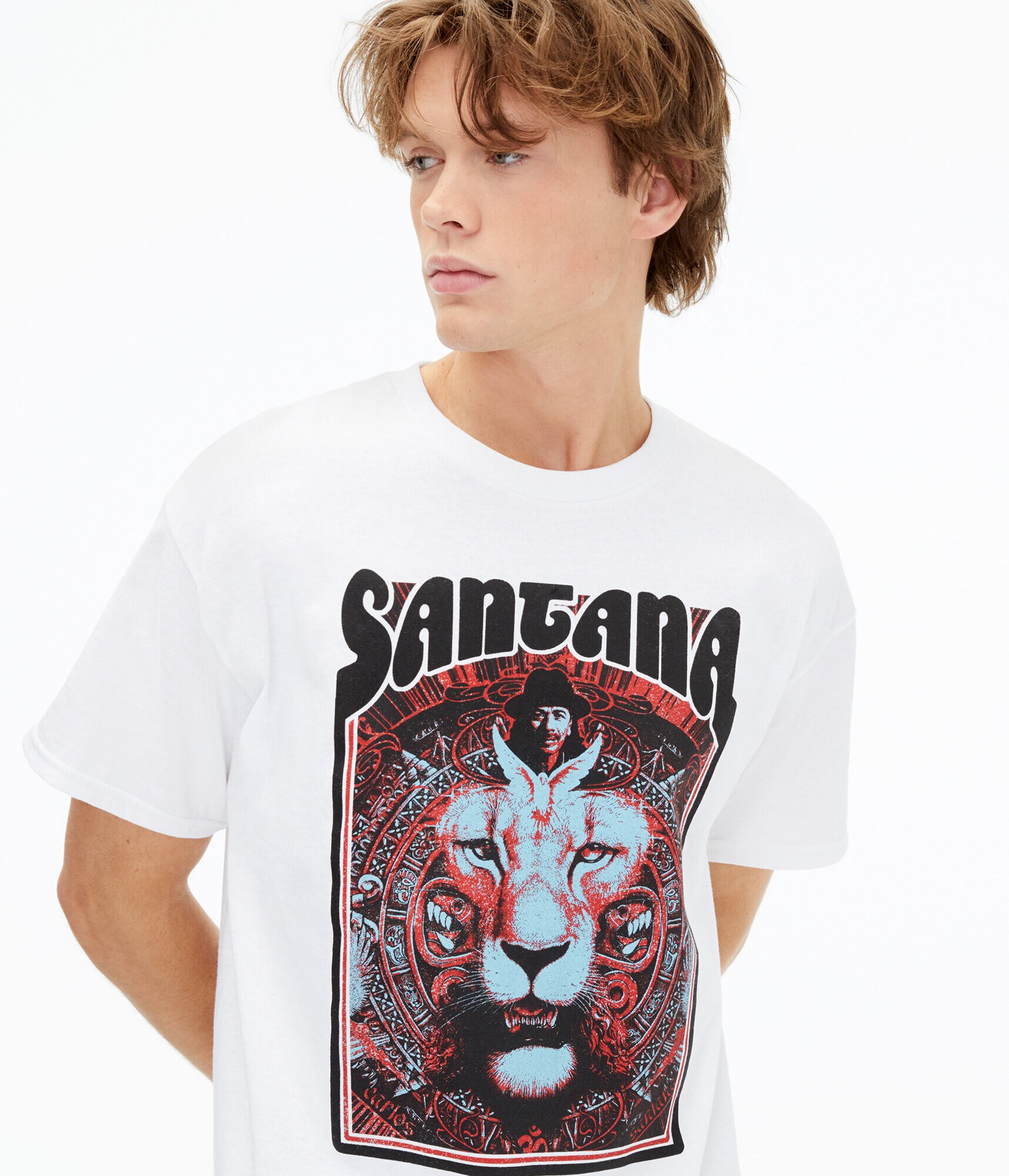 Santana Lion Mandala Graphic Tee
