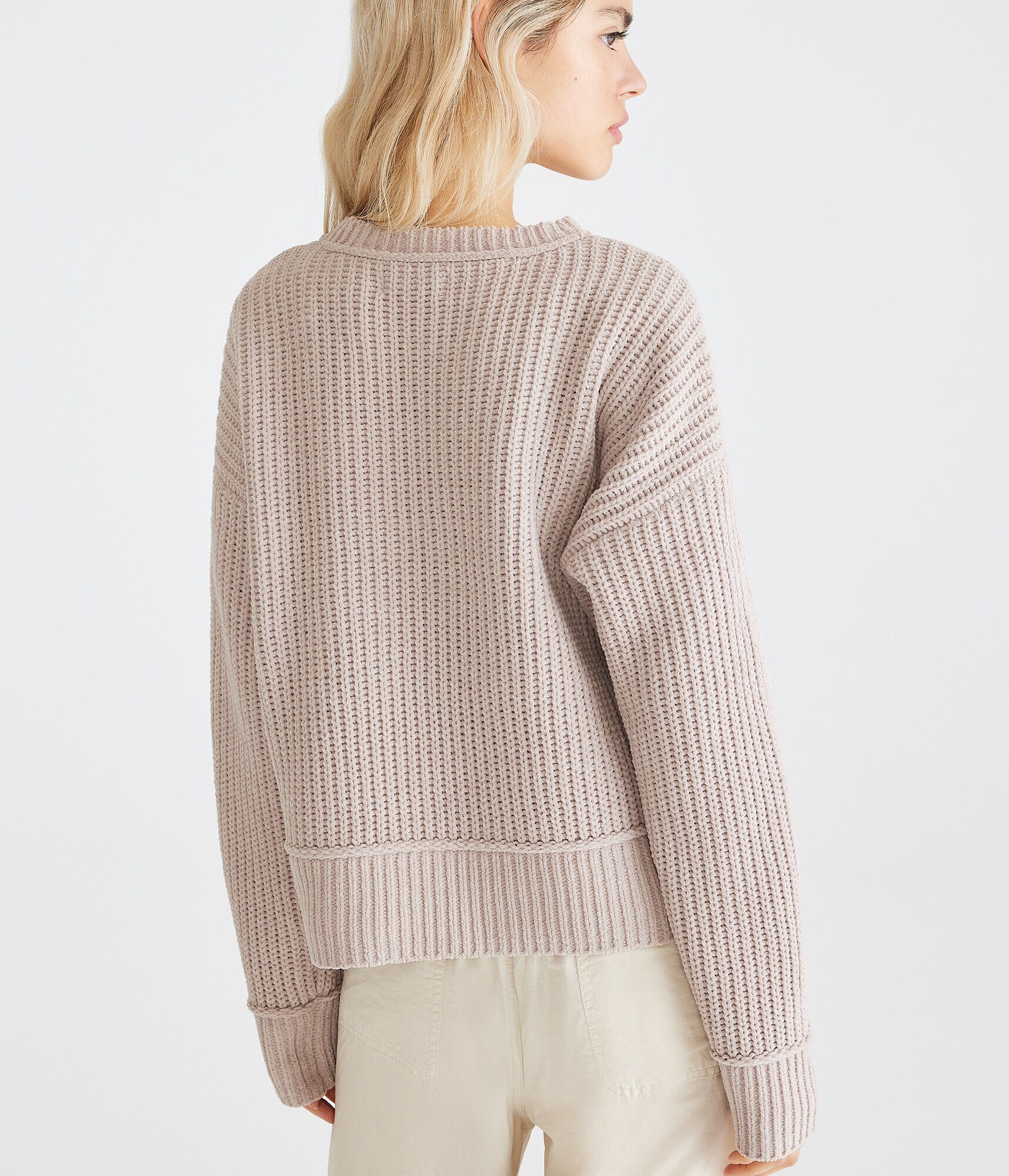 Chenille Crew Sweater