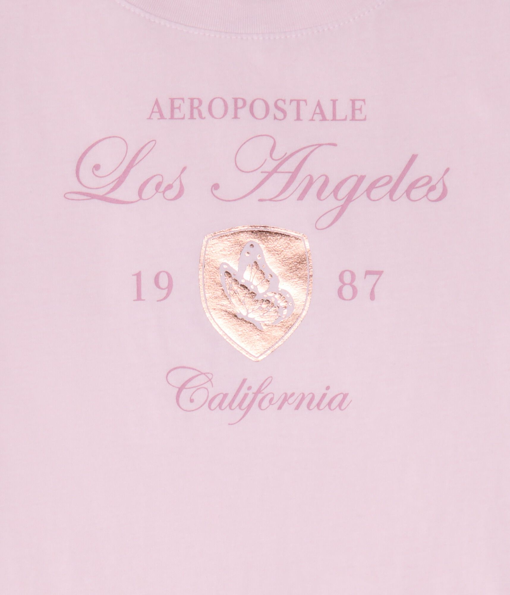 Los Angeles Butterfly Foil Graphic Tee