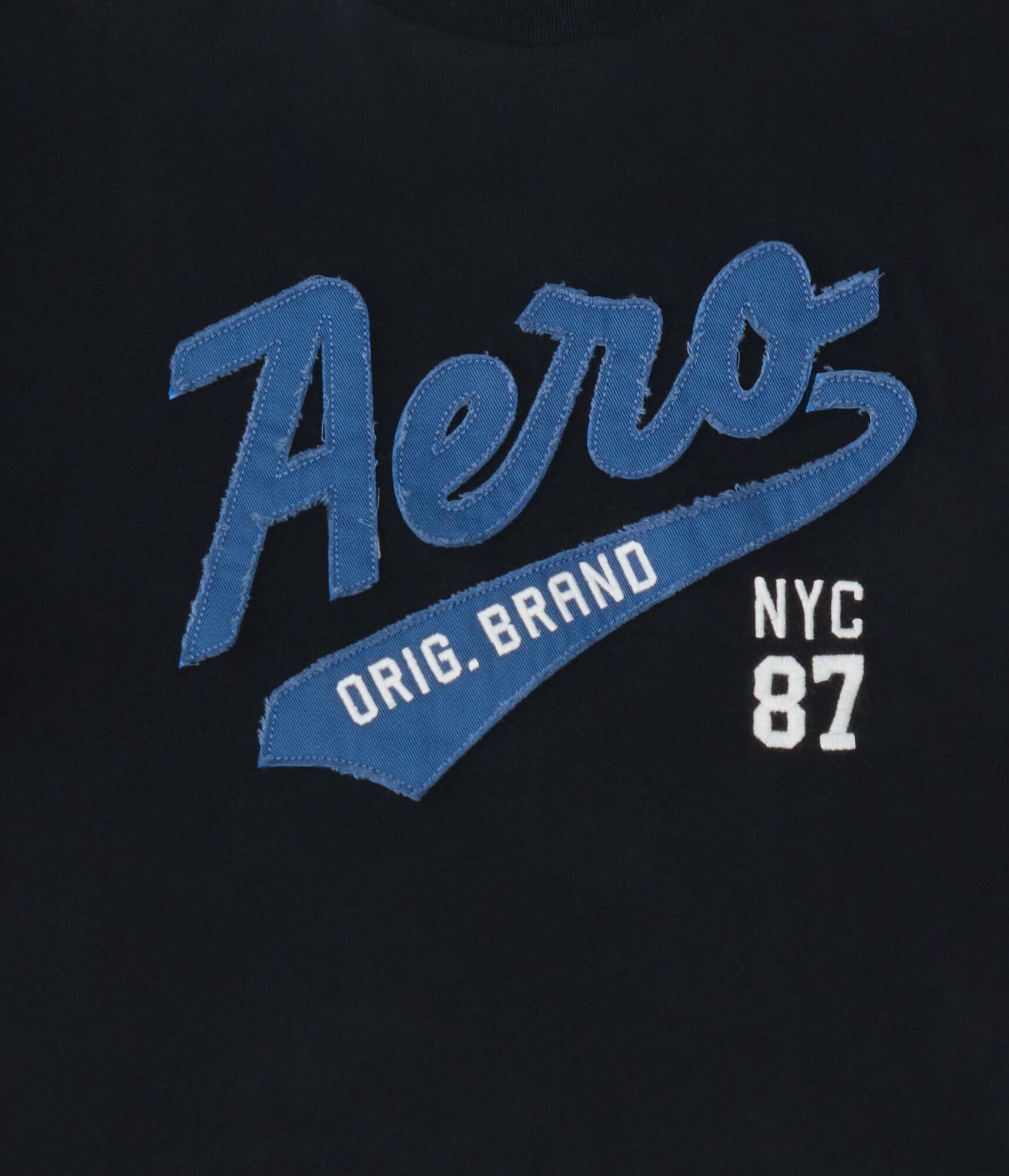 Aero Original Brand Appliqu&eacute; Graphic Tee