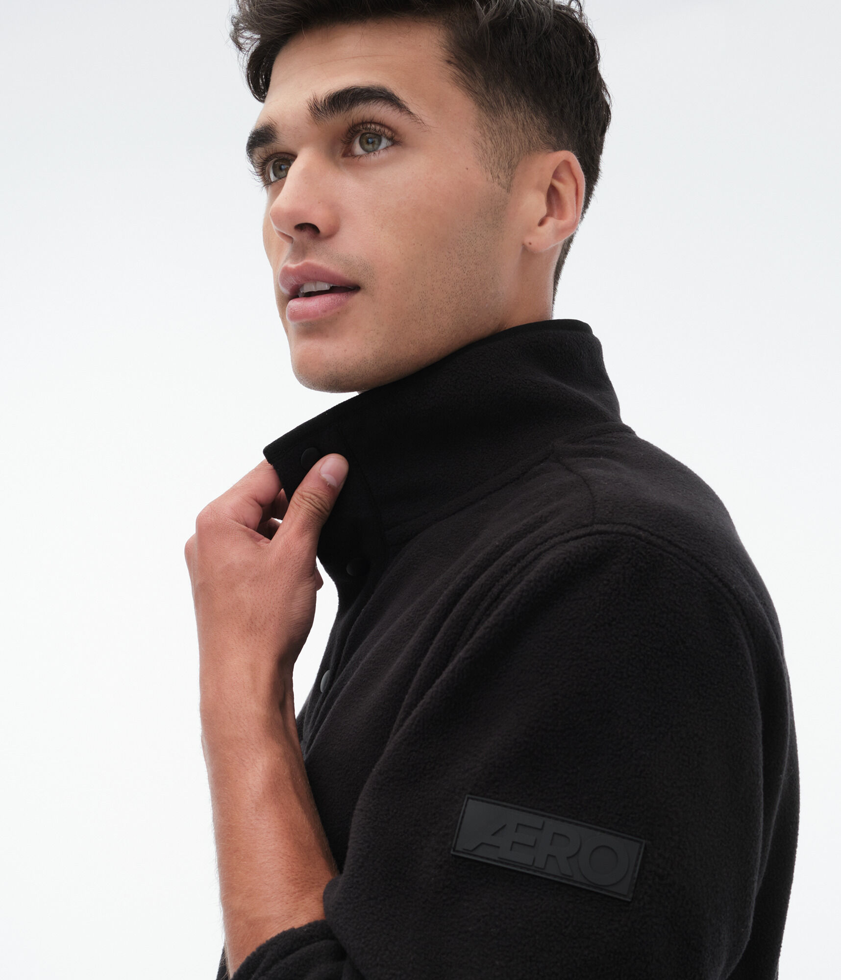 Alpine Fleece Mock-Neck Pullover Jacket