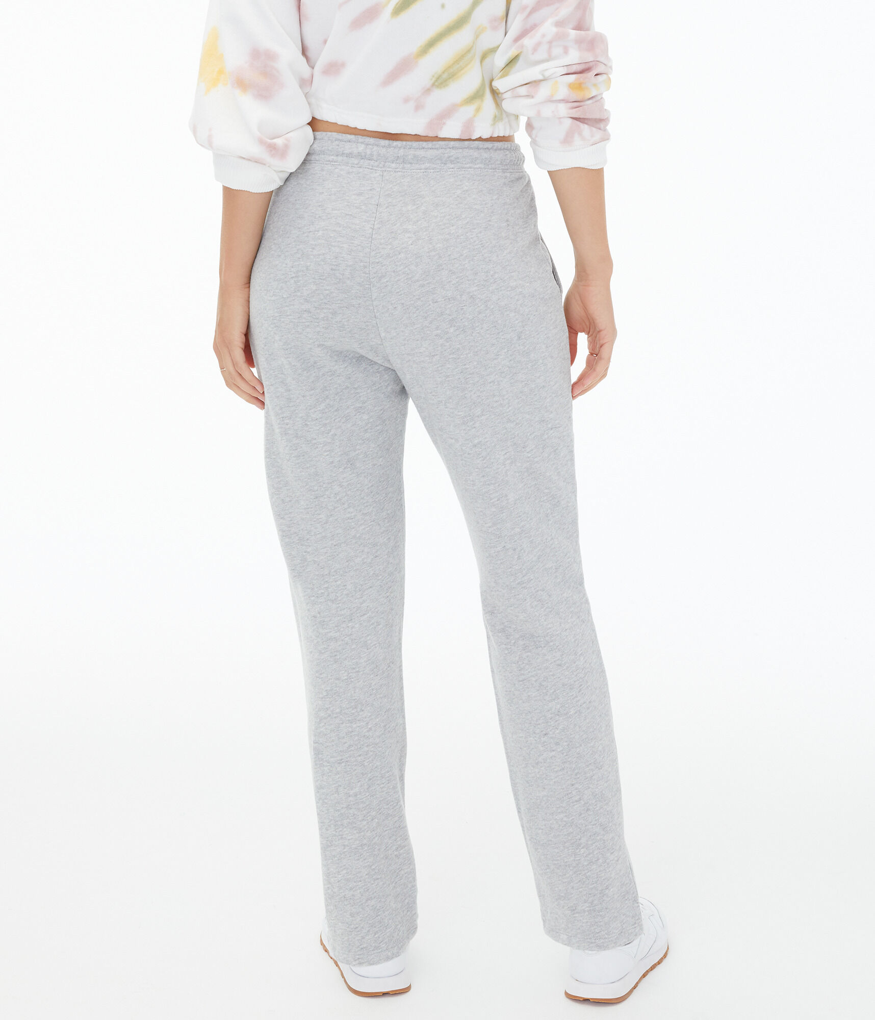High-Rise Straight Leg Sweatpants