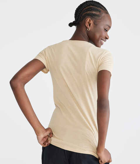 Winged Heart Rose Flocked Graphic Tee Winged Heart Rose Flocked Graphic Tee