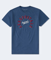 Aeropostale Circle Appliqué Graphic Tee