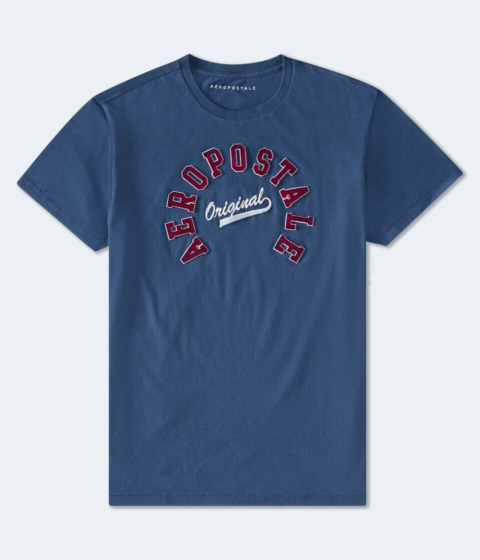 Aeropostale Circle Appliqué Graphic Tee