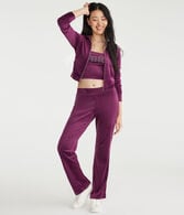 Juicy Couture Bling Velour Track Pants