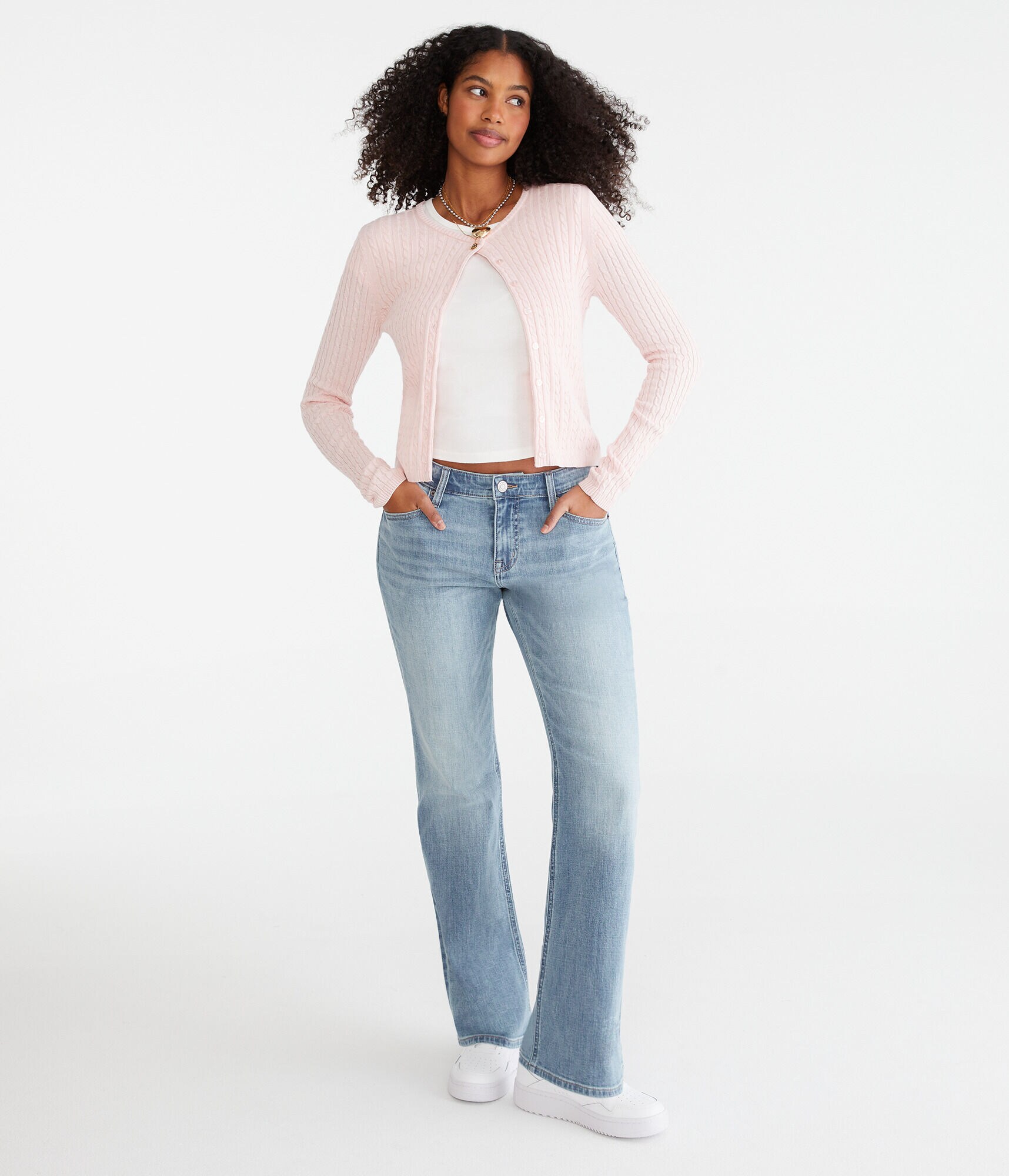 Curvy Mid-Rise Bootcut Jean