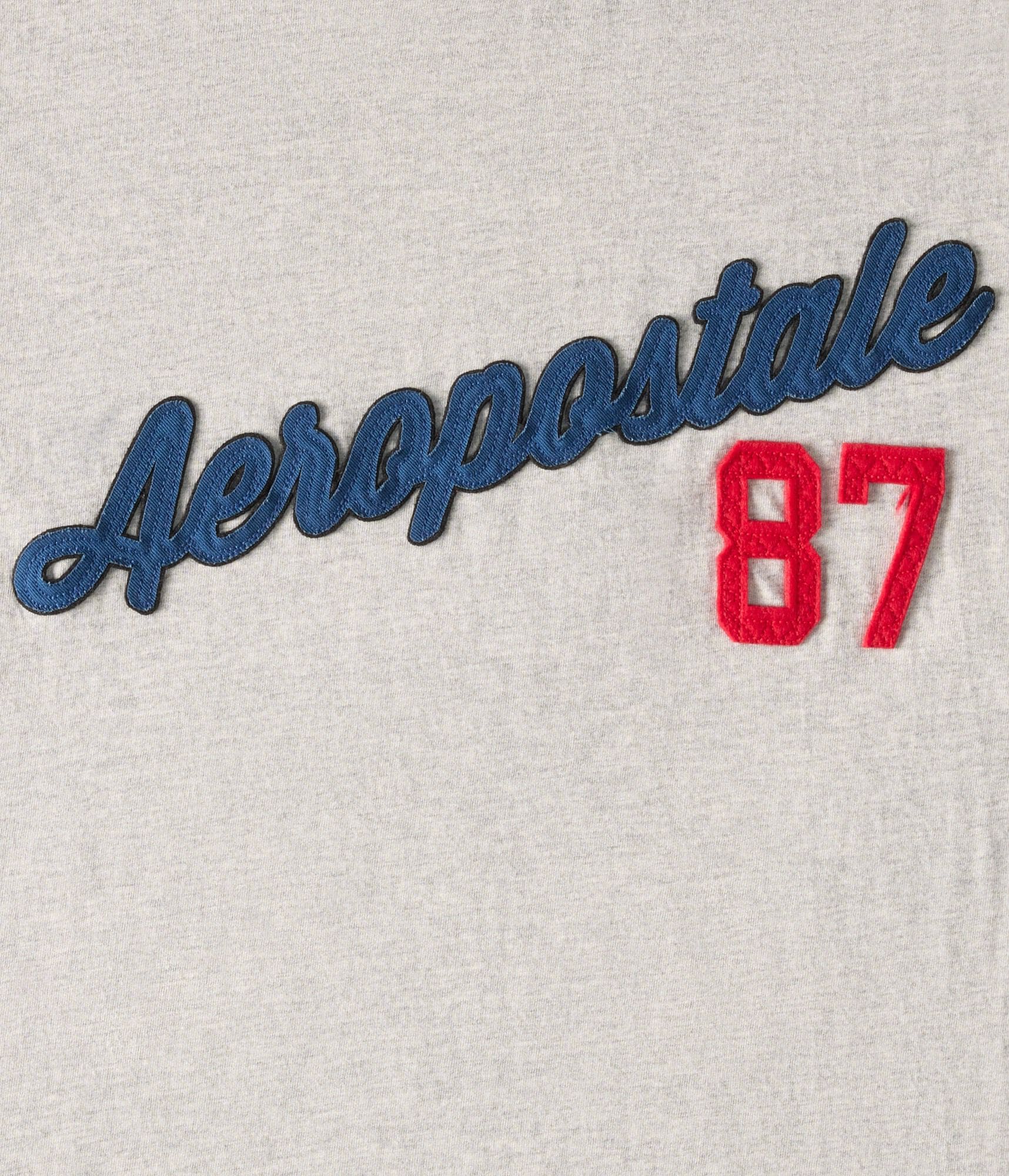 Aeropostale 87 Appliqu&eacute; Graphic Tee