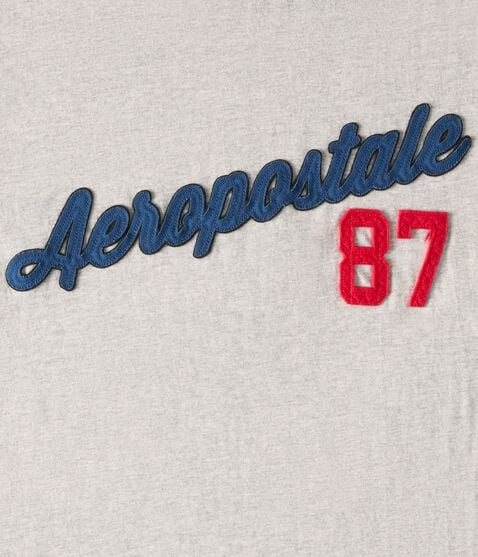 Aeropostale 87 Appliqué Graphic Tee Aeropostale 87 Appliqué Graphic Tee