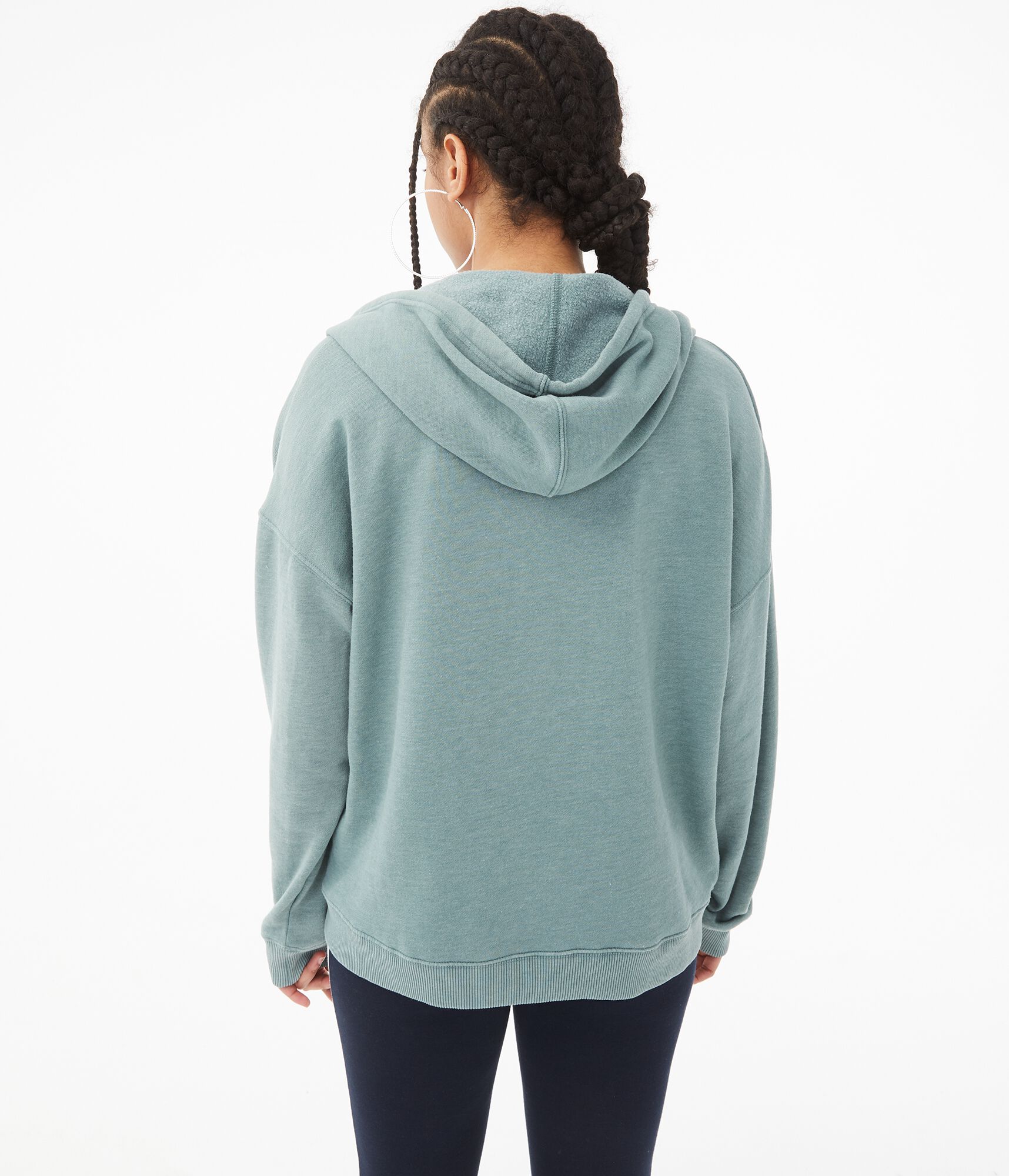Oversized Full-Zip Hoodie