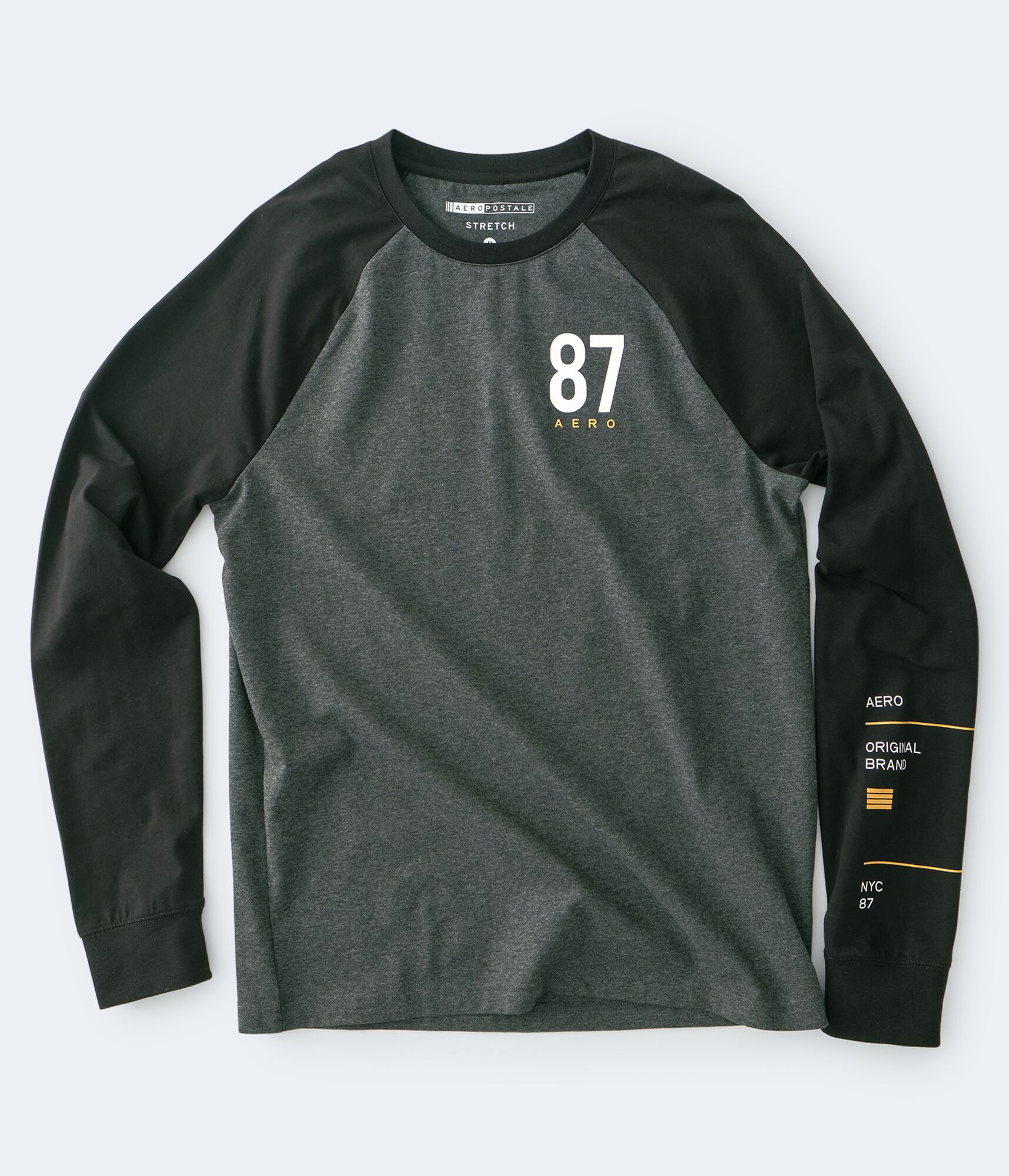 Long Sleeve 87 Aero Raglan Stretch Graphic Tee