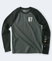 Long Sleeve 87 Aero Raglan Stretch Graphic Tee
