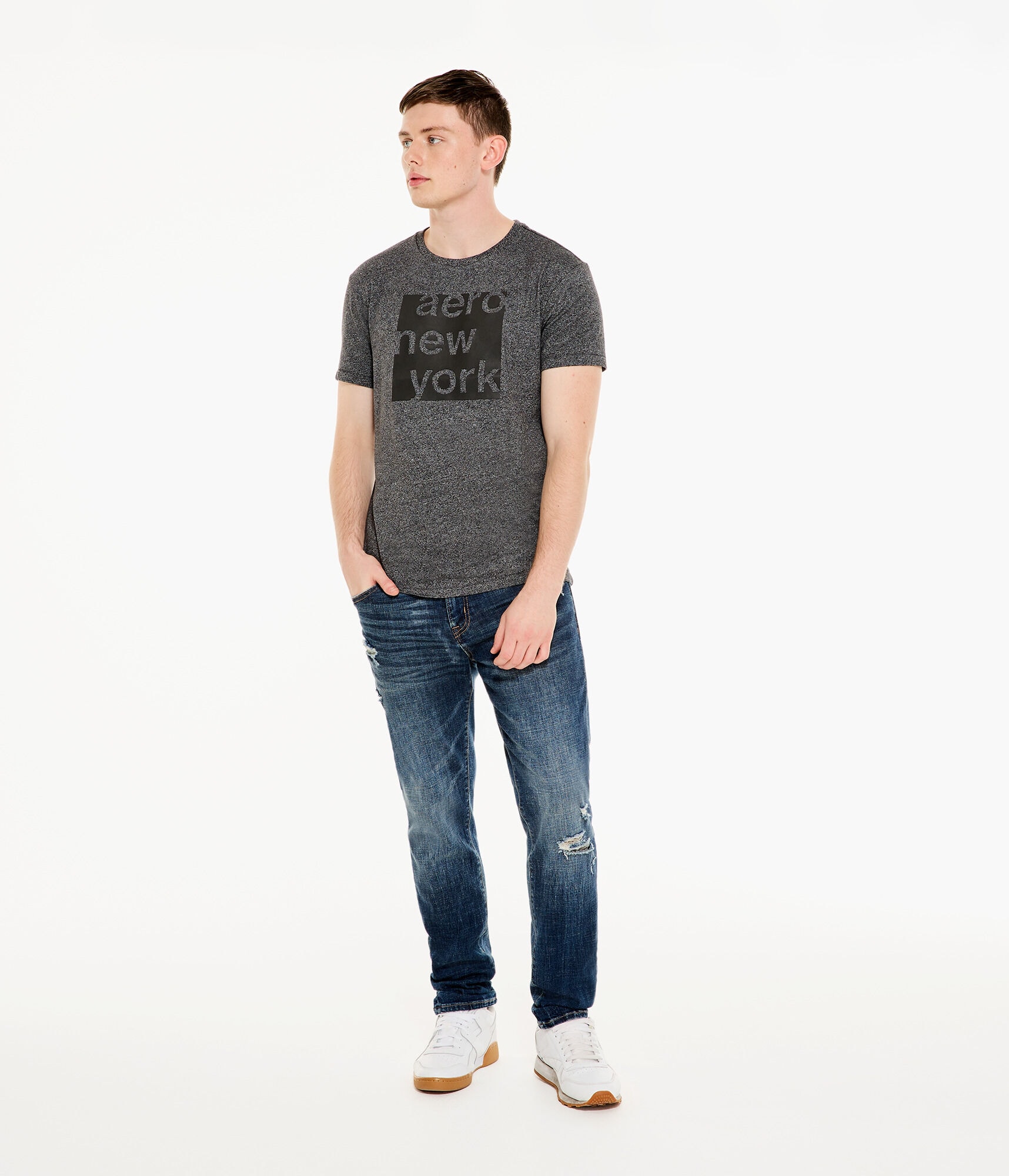 Aero New York Square Graphic Tee