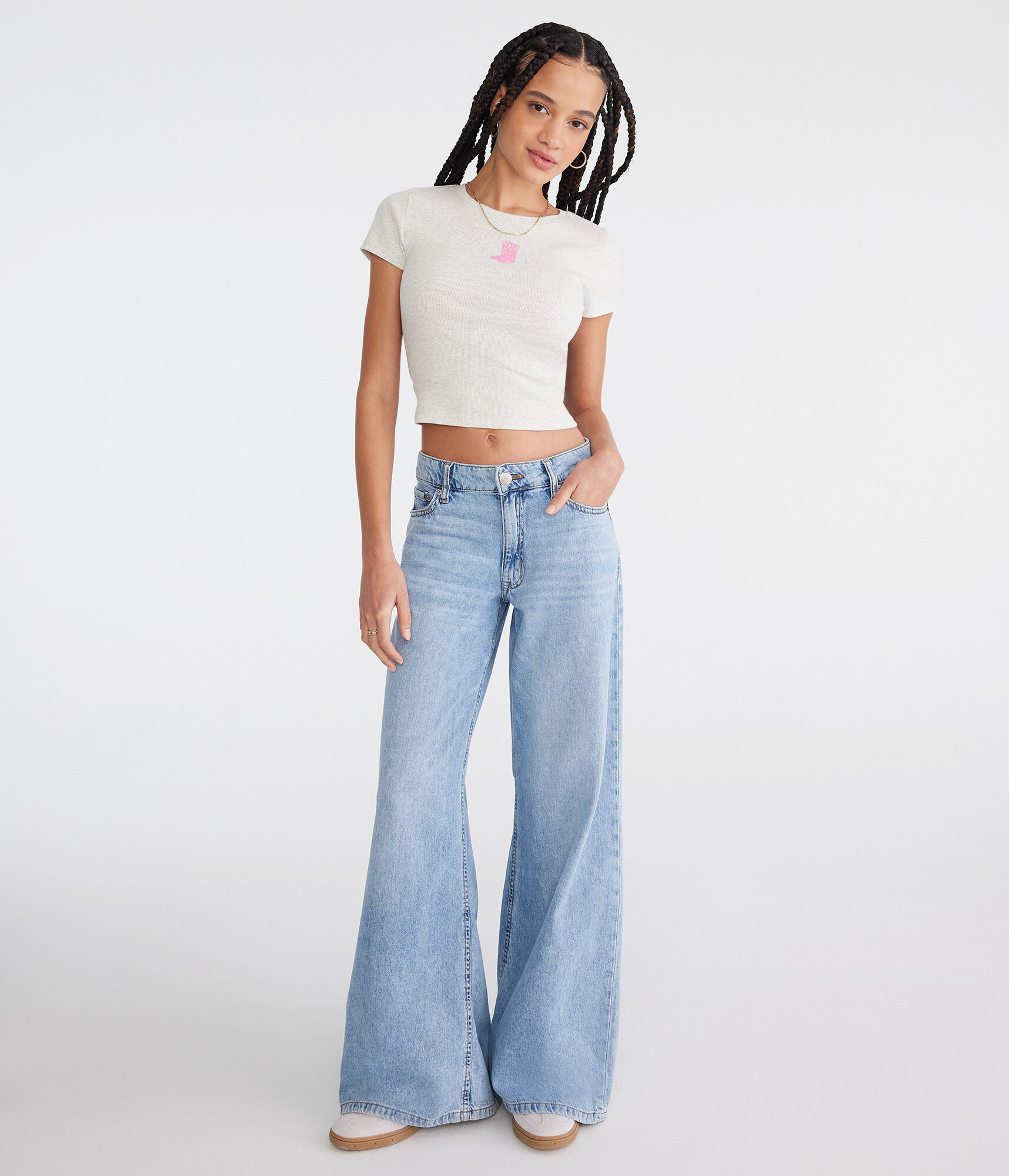 Super Wide Leg Lightweight Luxe Jean