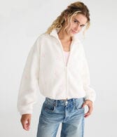 Bows Full-Zip Sherpa Jacket