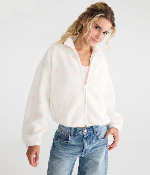 Bows Full-Zip Sherpa Jacket Bows Full-Zip Sherpa Jacket