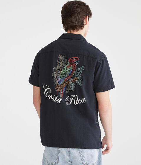 Short Sleeve Costa Rica Linen Camp Shirt Short Sleeve Costa Rica Linen Camp Shirt