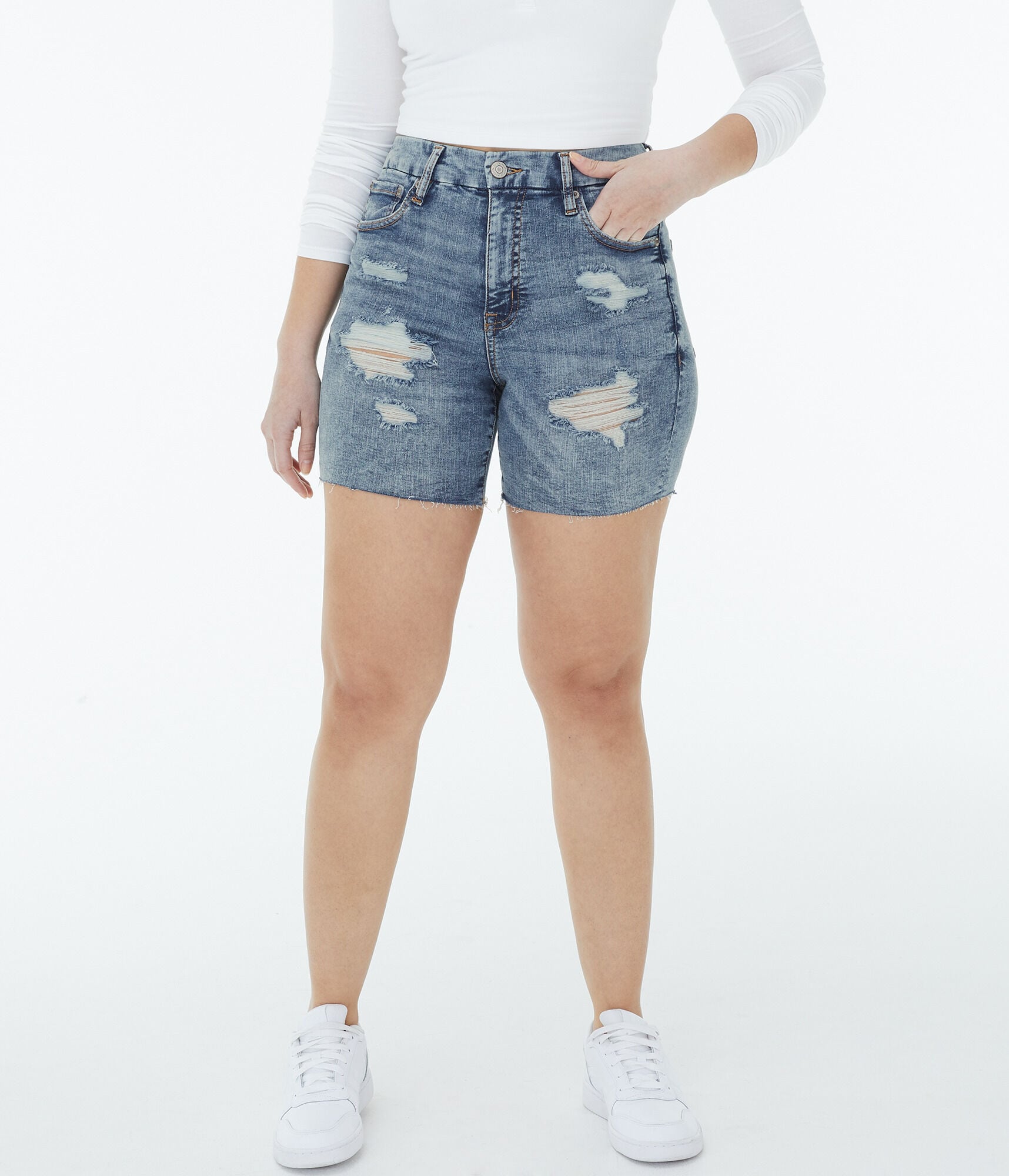 aeropostale white shorts