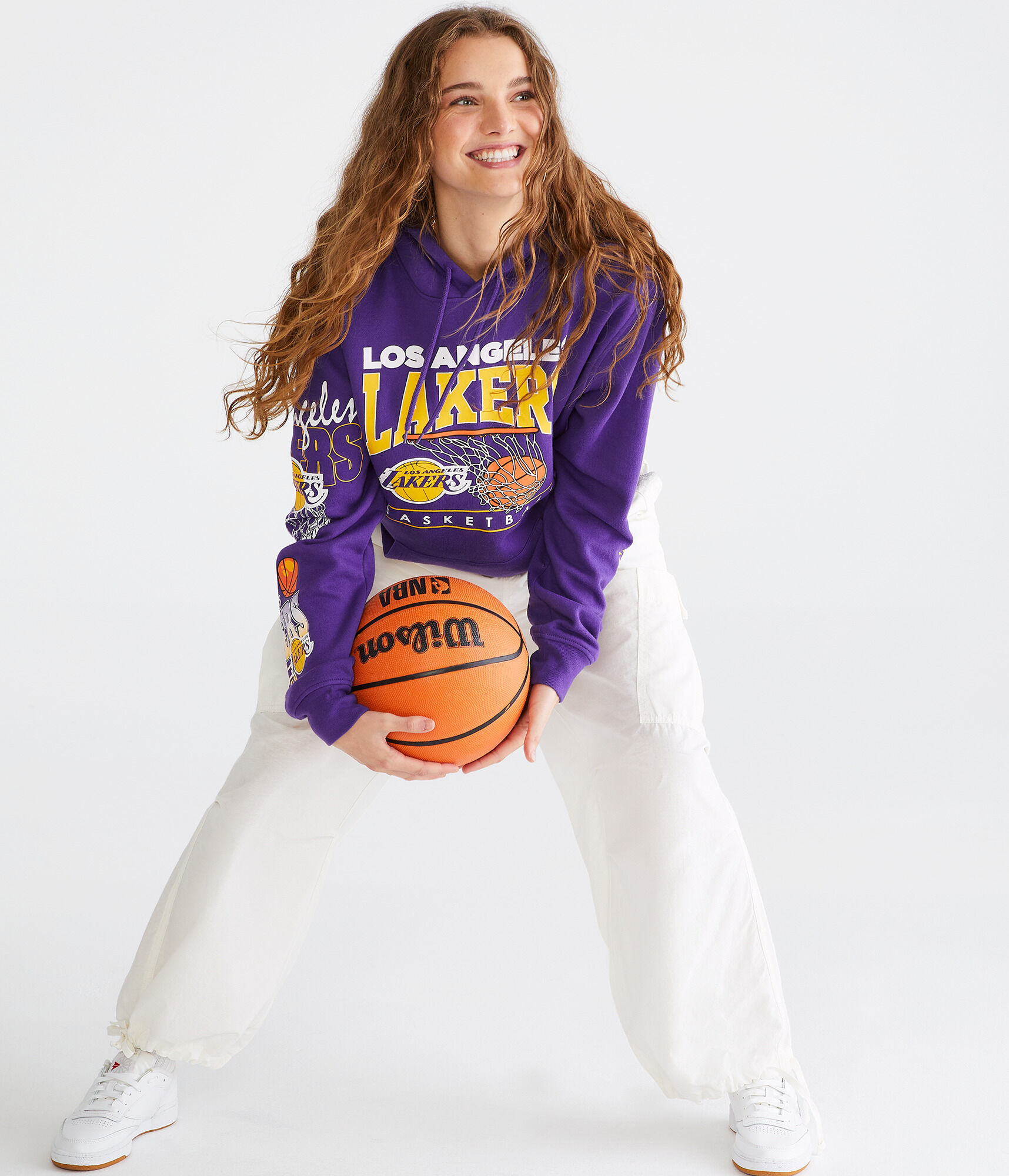 Los Angeles Lakers Basketball Pullover Hoodie
