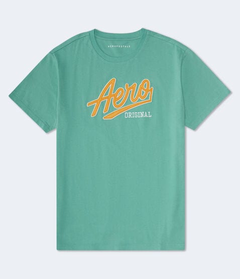 Aeropostale Original Script Appliqué Graphic Tee Aeropostale Original Script Appliqué Graphic Tee