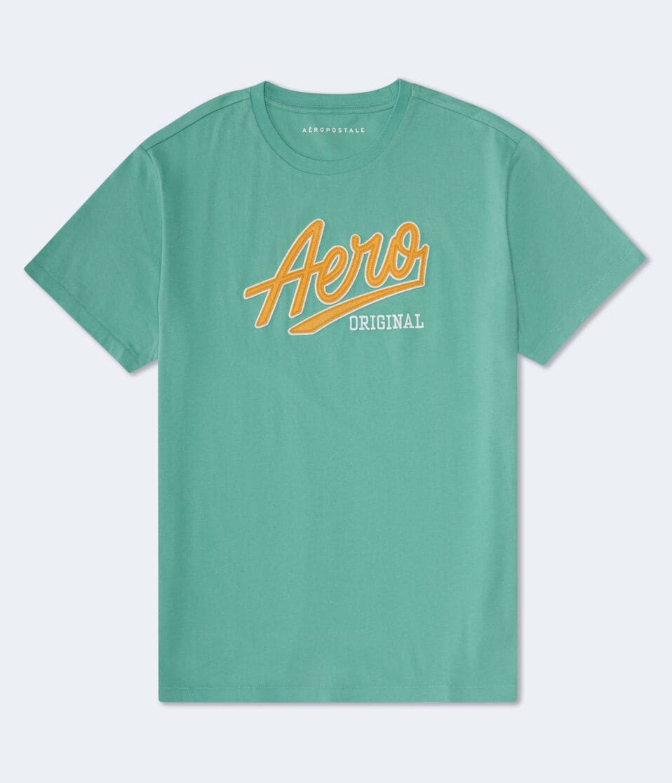 Aeropostale Original Script Appliqué Graphic Tee