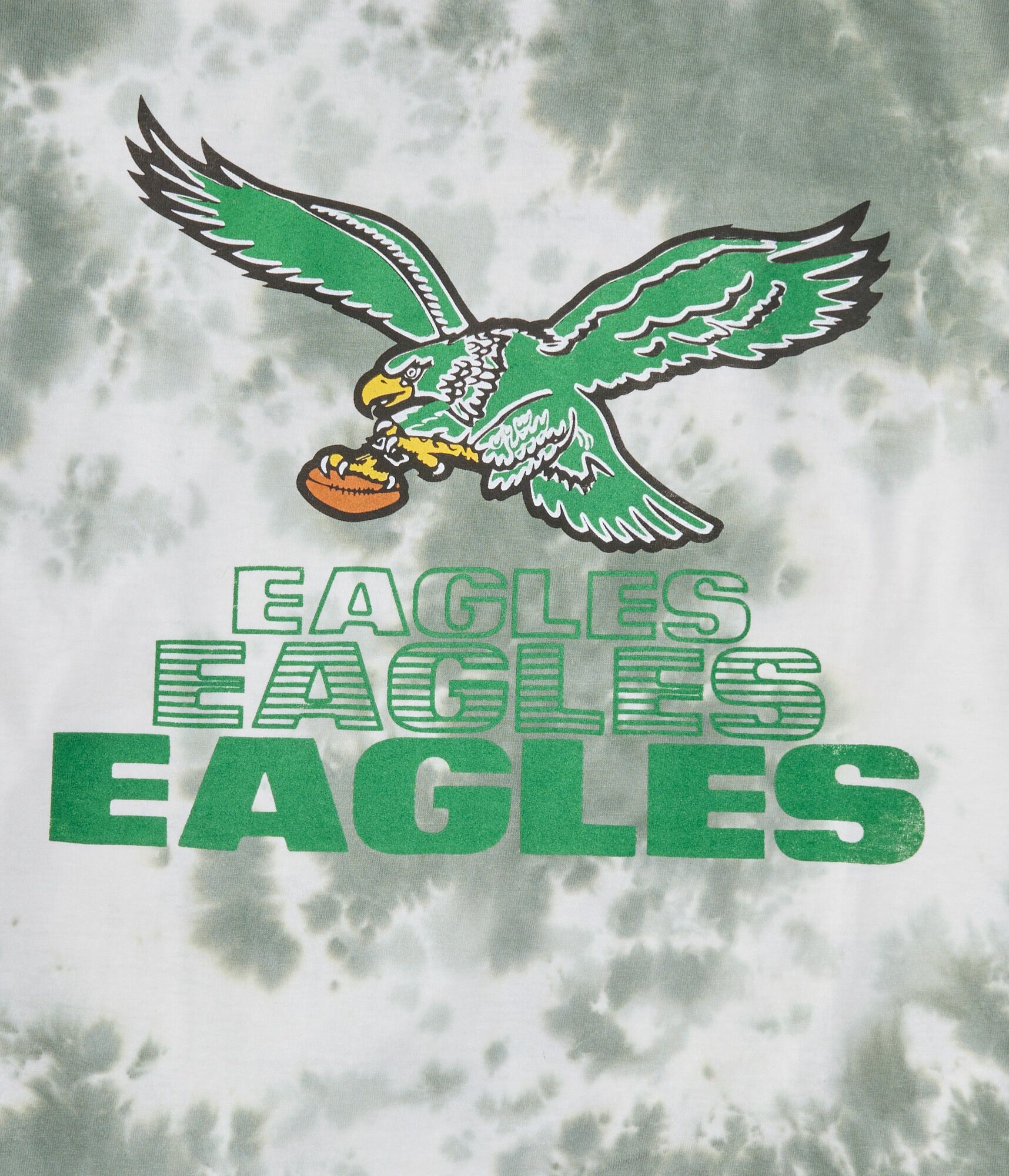 Philadelphia Eagles Tie-Dye Relaxed Graphic Tee