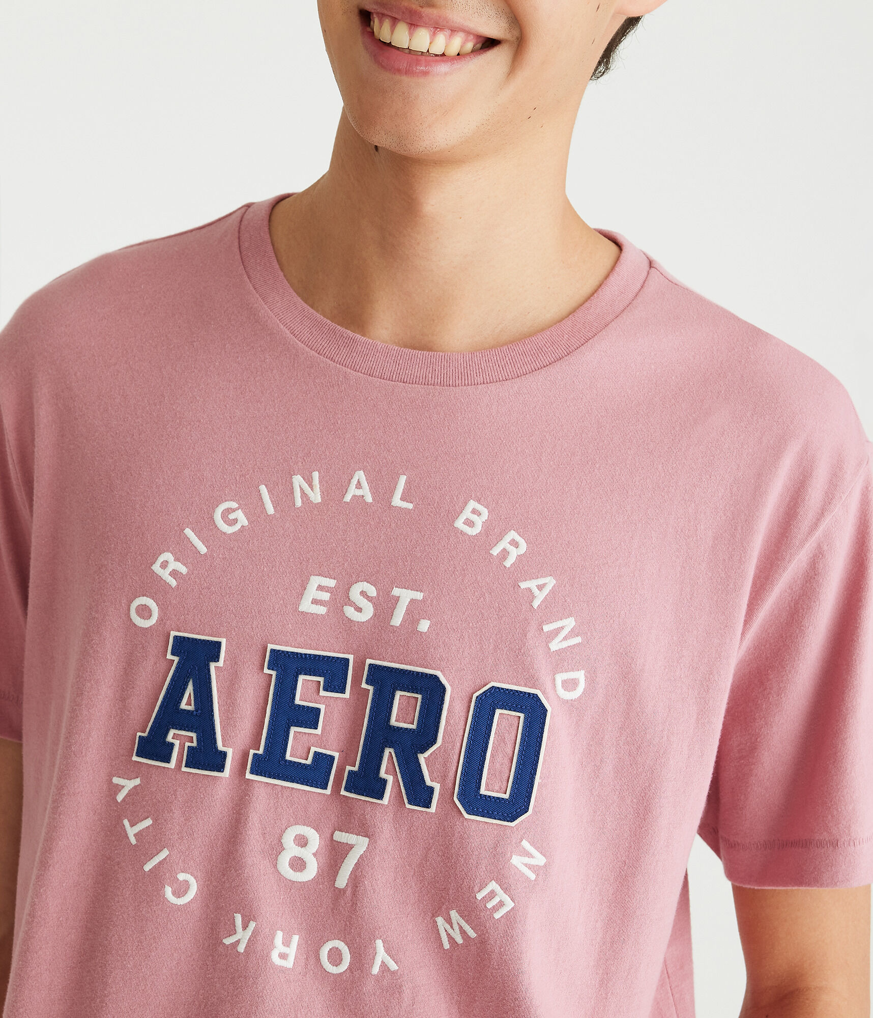 Aero Circle Logo Appliqu&eacute; Graphic Tee