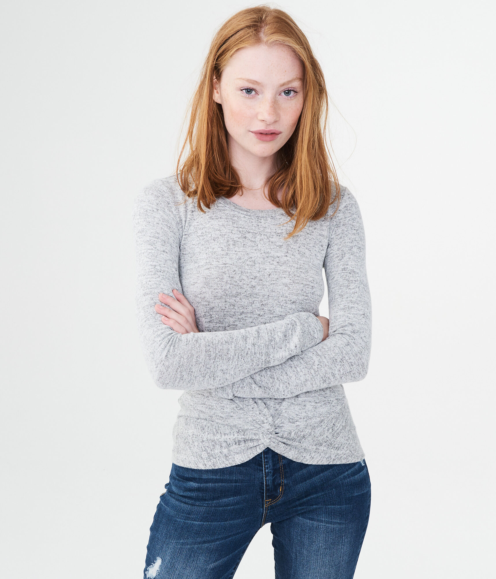 Long Sleeve Seriously Soft Twist Tee
