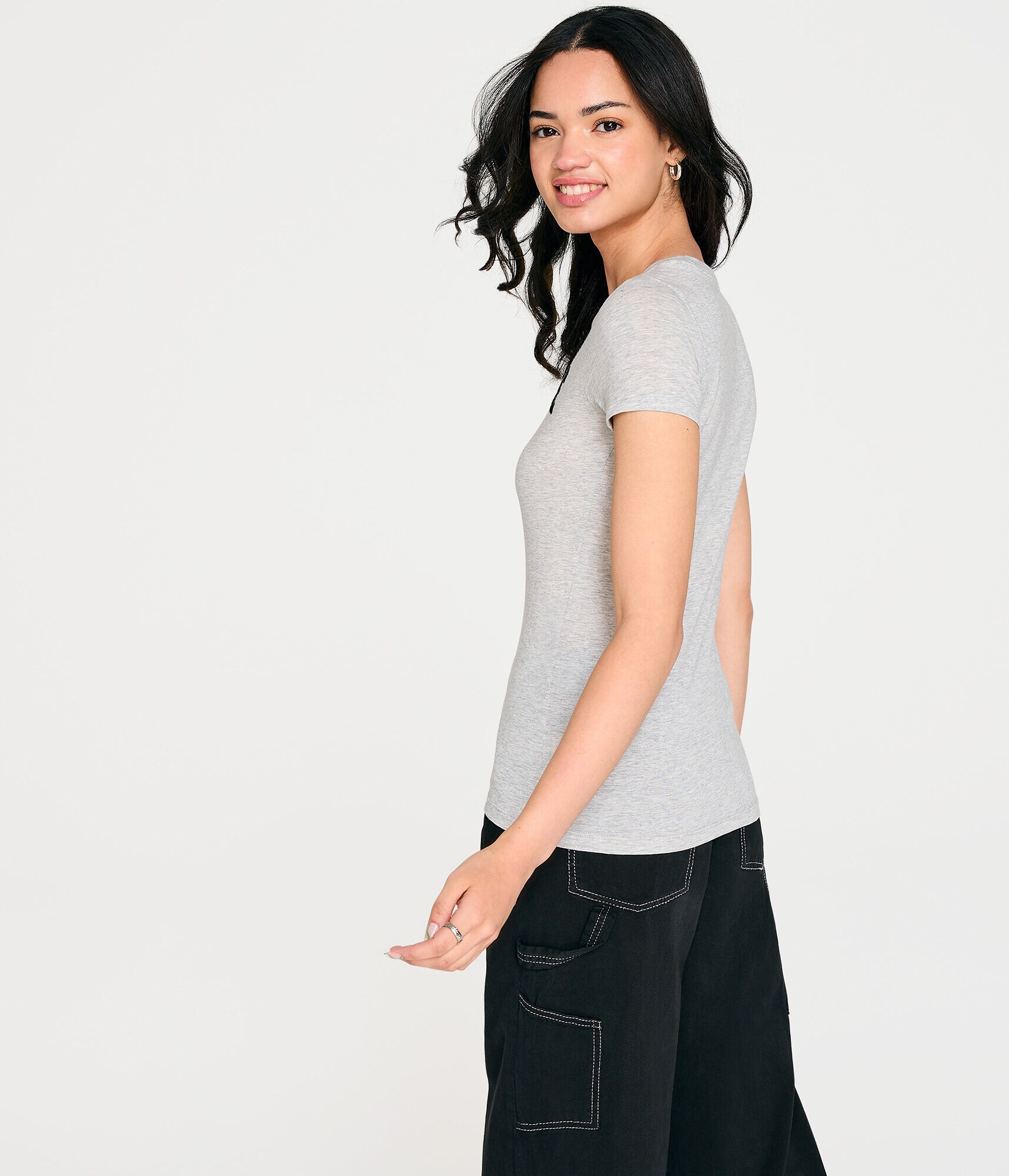 Aeropostale Arch Crest Flocked Graphic Tee