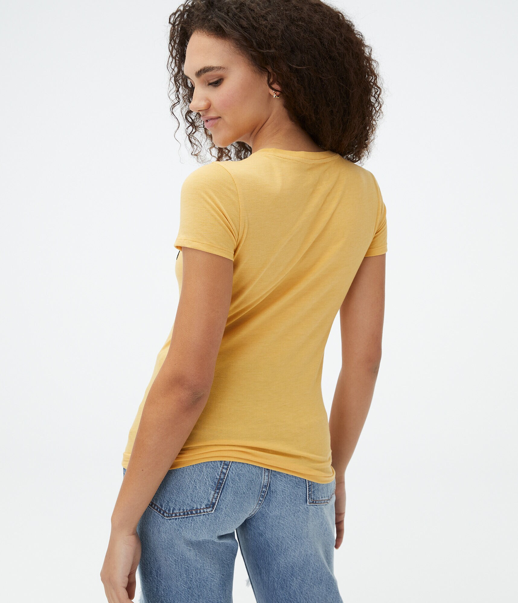 Rose Sketch Flocked Graphic Tee