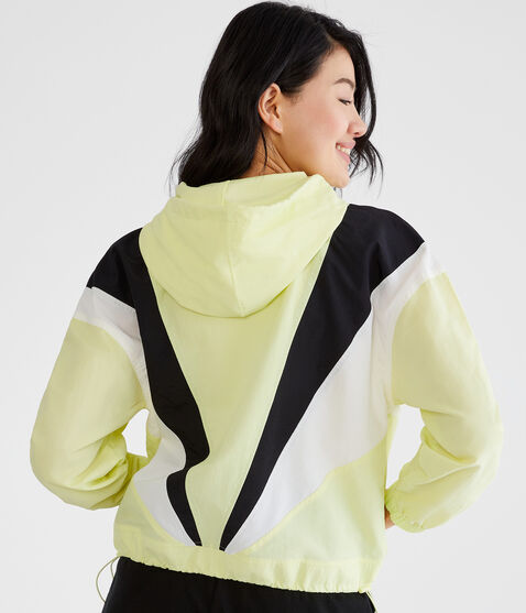 Colorblock Hooded Windbreaker Jacket Colorblock Hooded Windbreaker Jacket