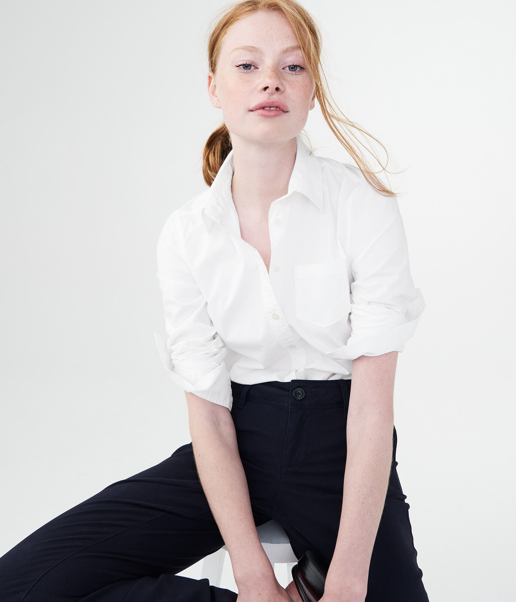 Curvy Classic Stretch-Woven Pants