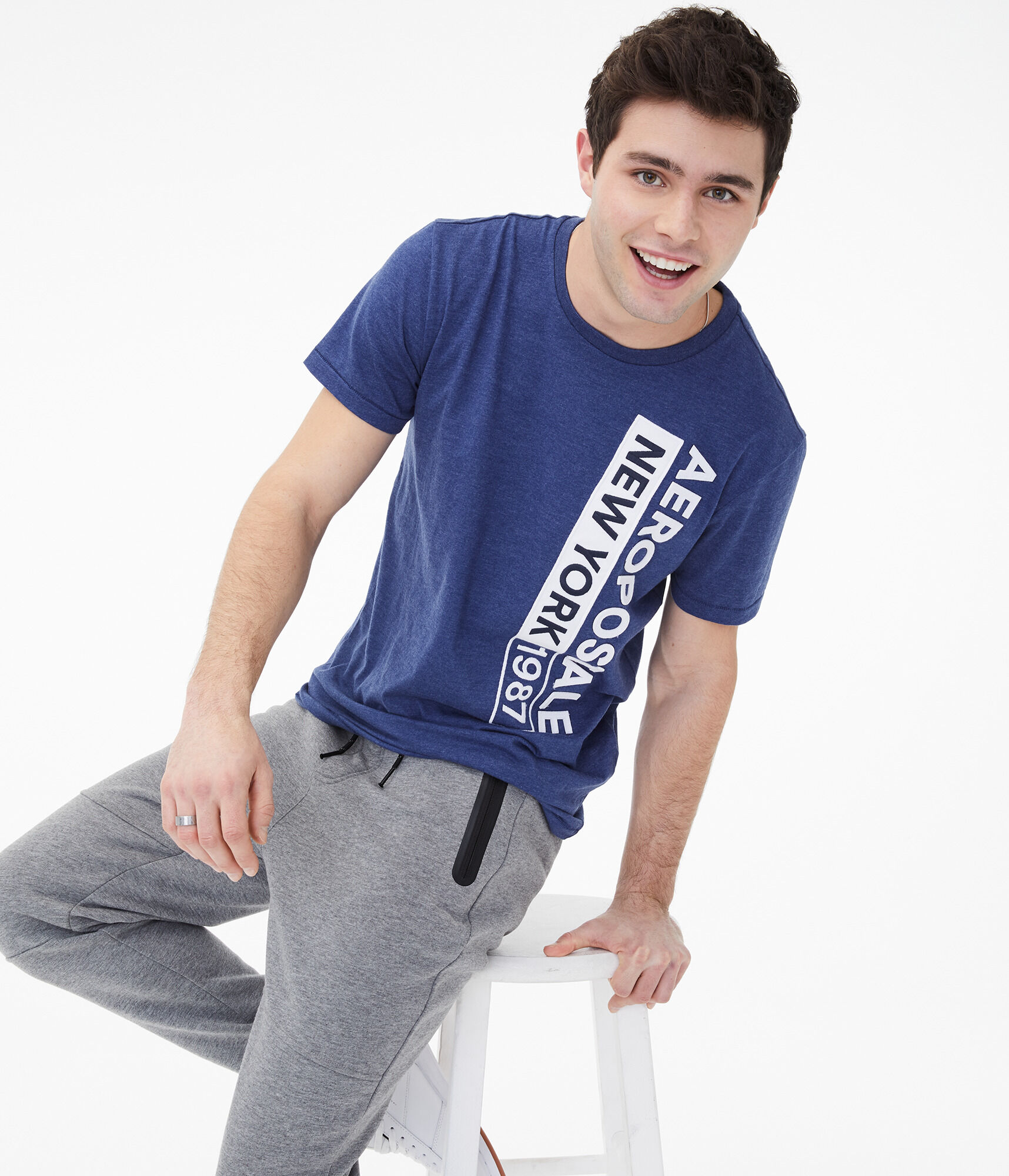 Aeropostale New York Logo Graphic Tee