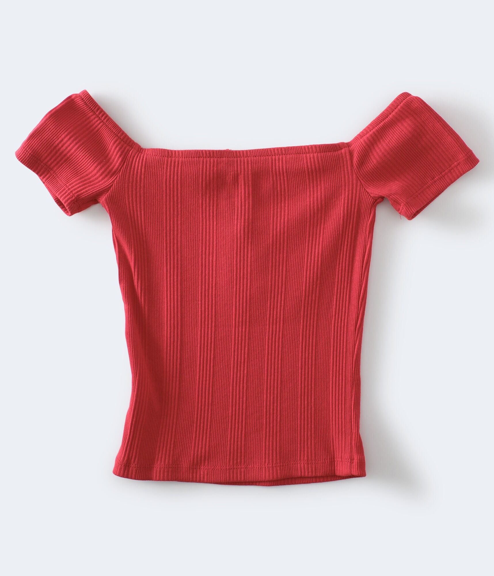 Off-The-Shoulder Zip Bodycon Top