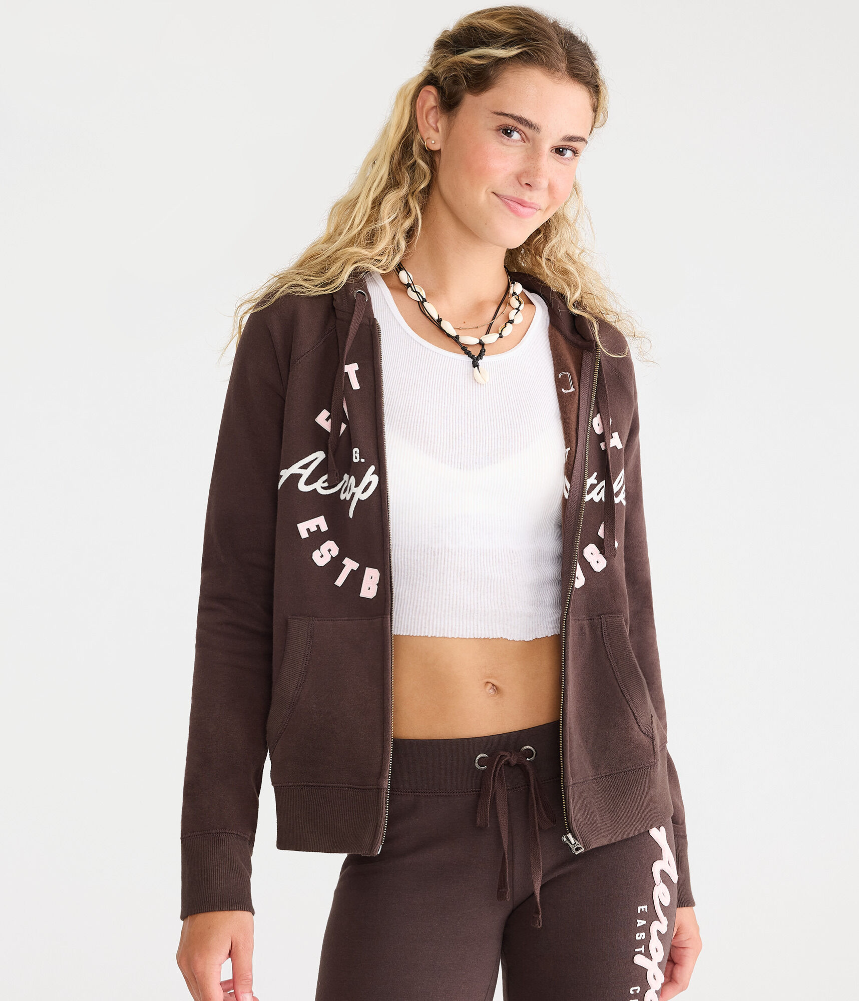 Aeropostale East Coast Full-Zip Hoodie
