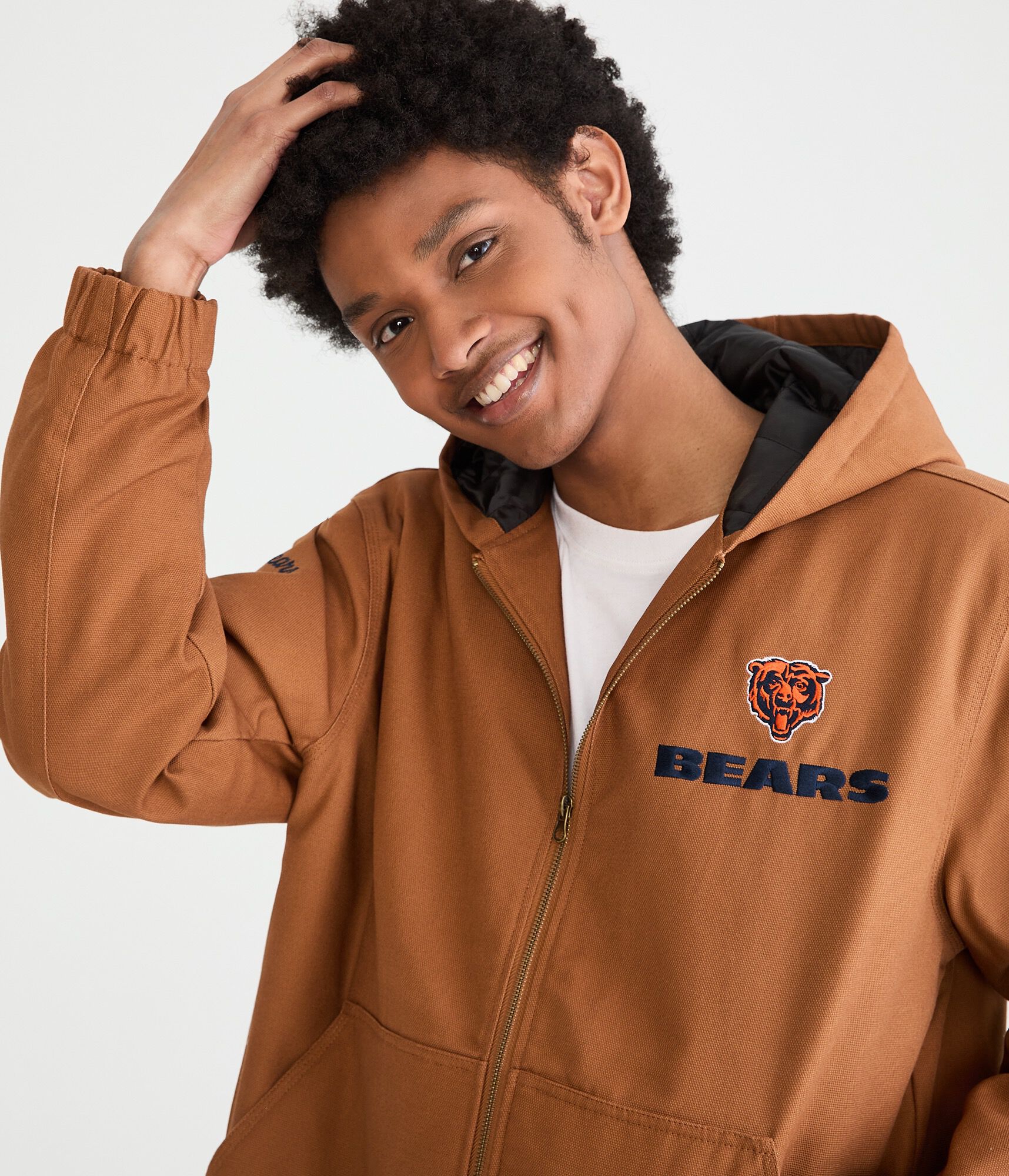 Chicago Bears Hooded Workwear Jacket