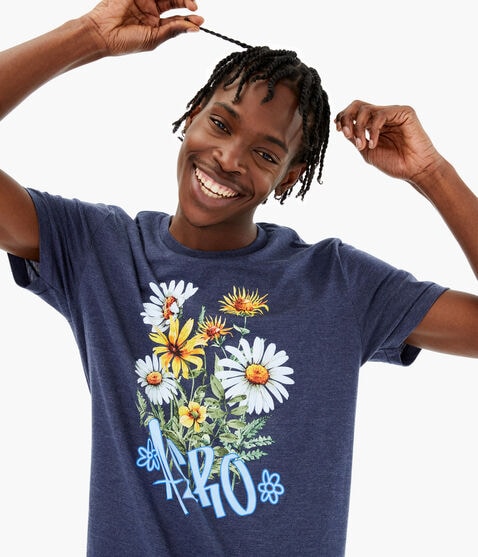 Aero Daisy Garden Graphic Tee Aero Daisy Garden Graphic Tee