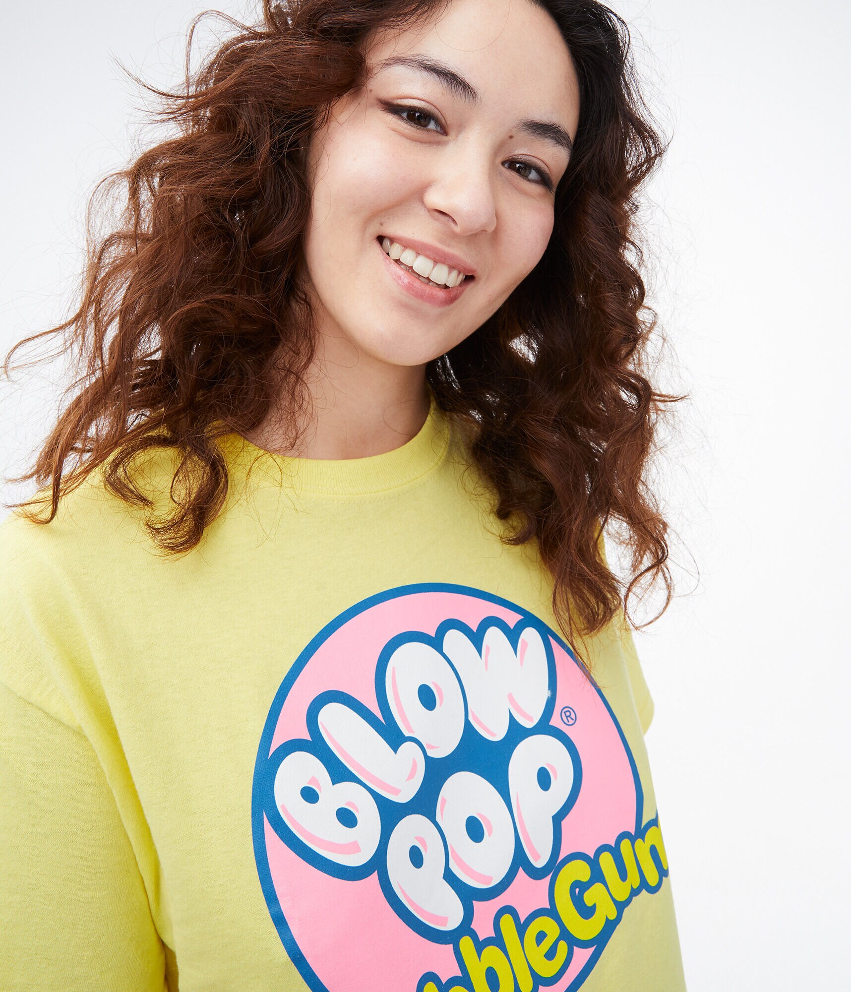 Blow Pop Cropped Graphic Tee