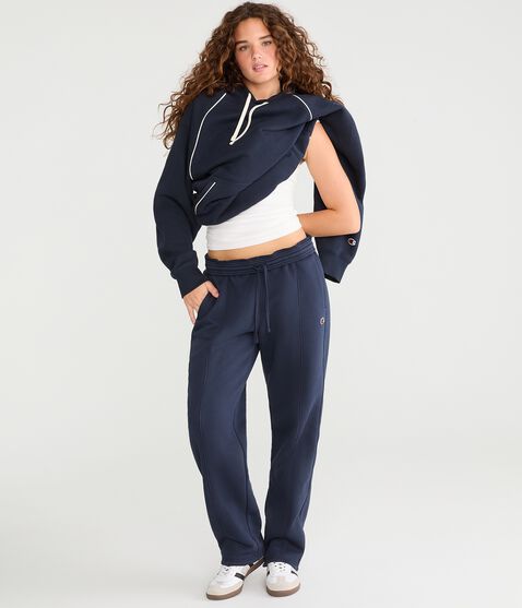Champion Pintuck Straight Leg Sweatpants Champion Pintuck Straight Leg Sweatpants