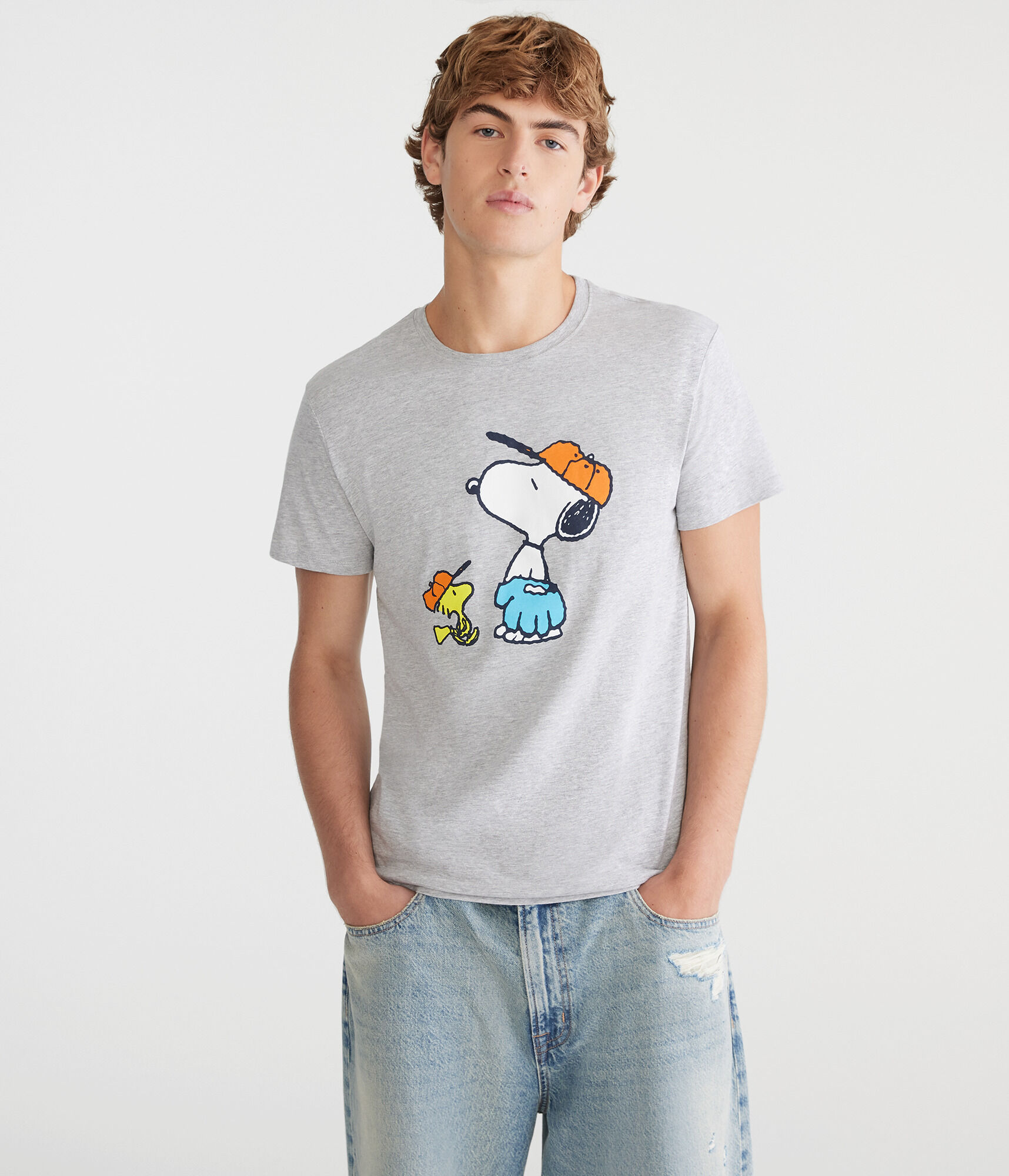 Snoopy Baseball Relaxed Graphic Tee